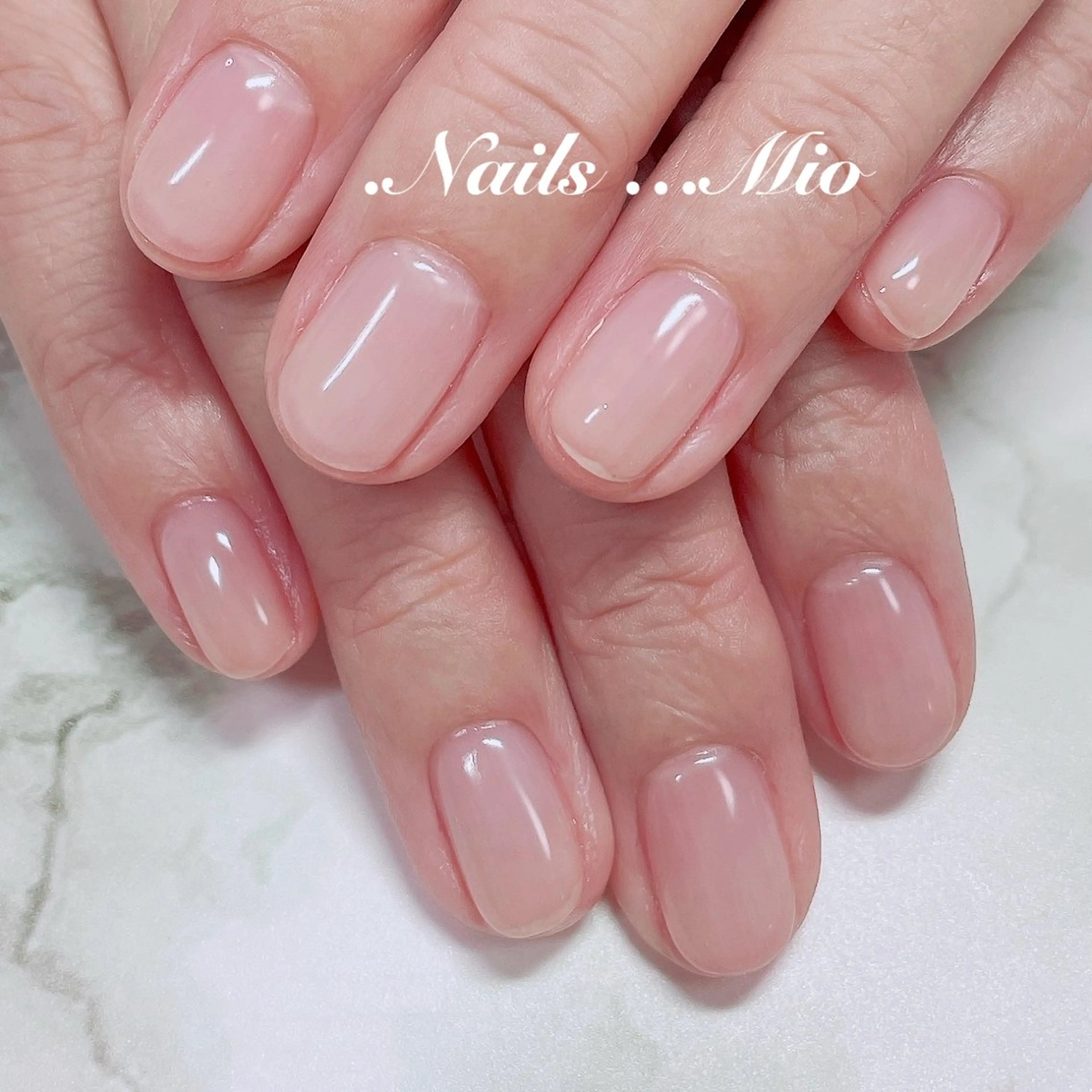 ネイル クリアネイル ジェルネイル ハンドネイル .Nails Mio 赤羽西ネイルサロンのネイルデザイン