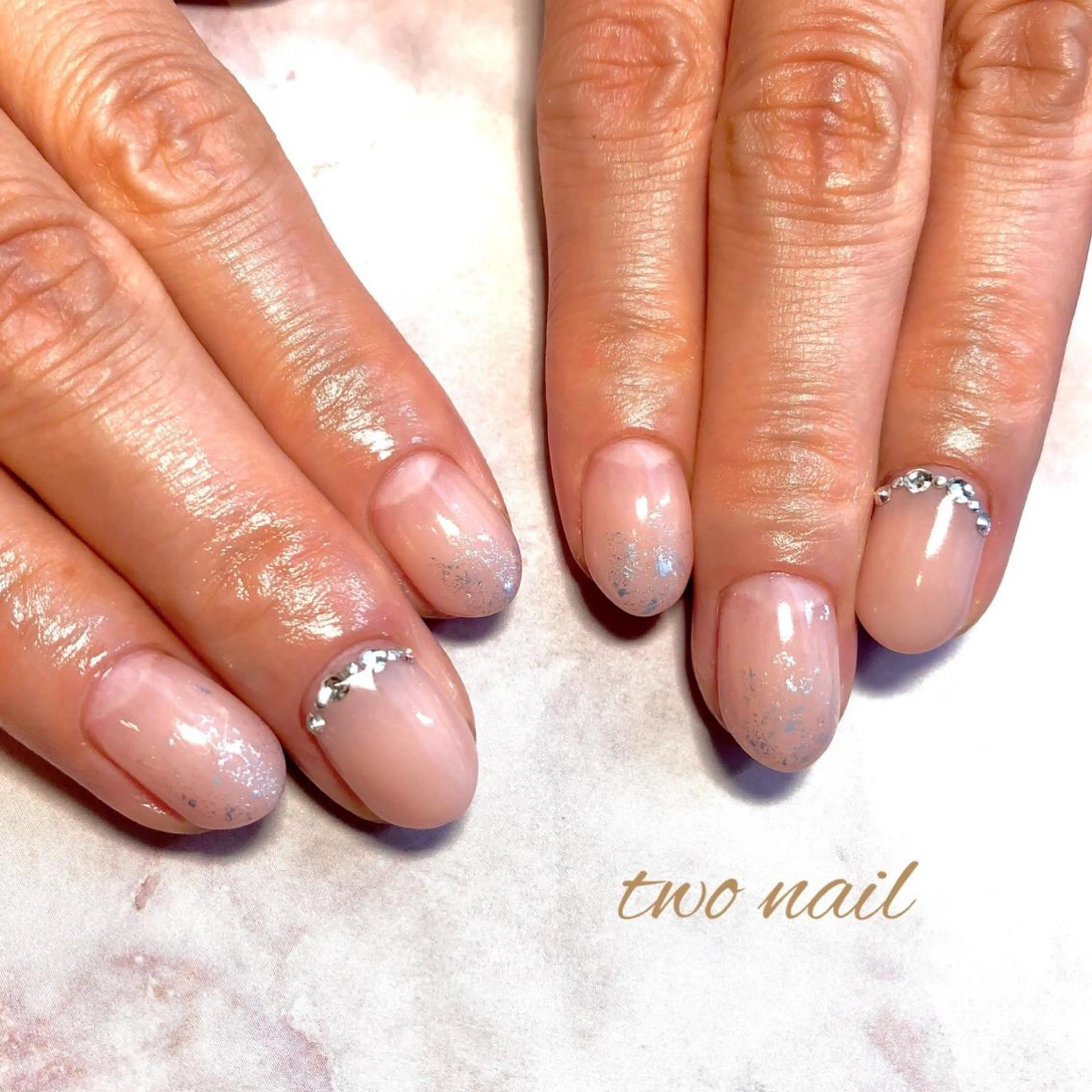 ネイル フットネイル ハート 夏ネイル two nailのネイルデザイン
