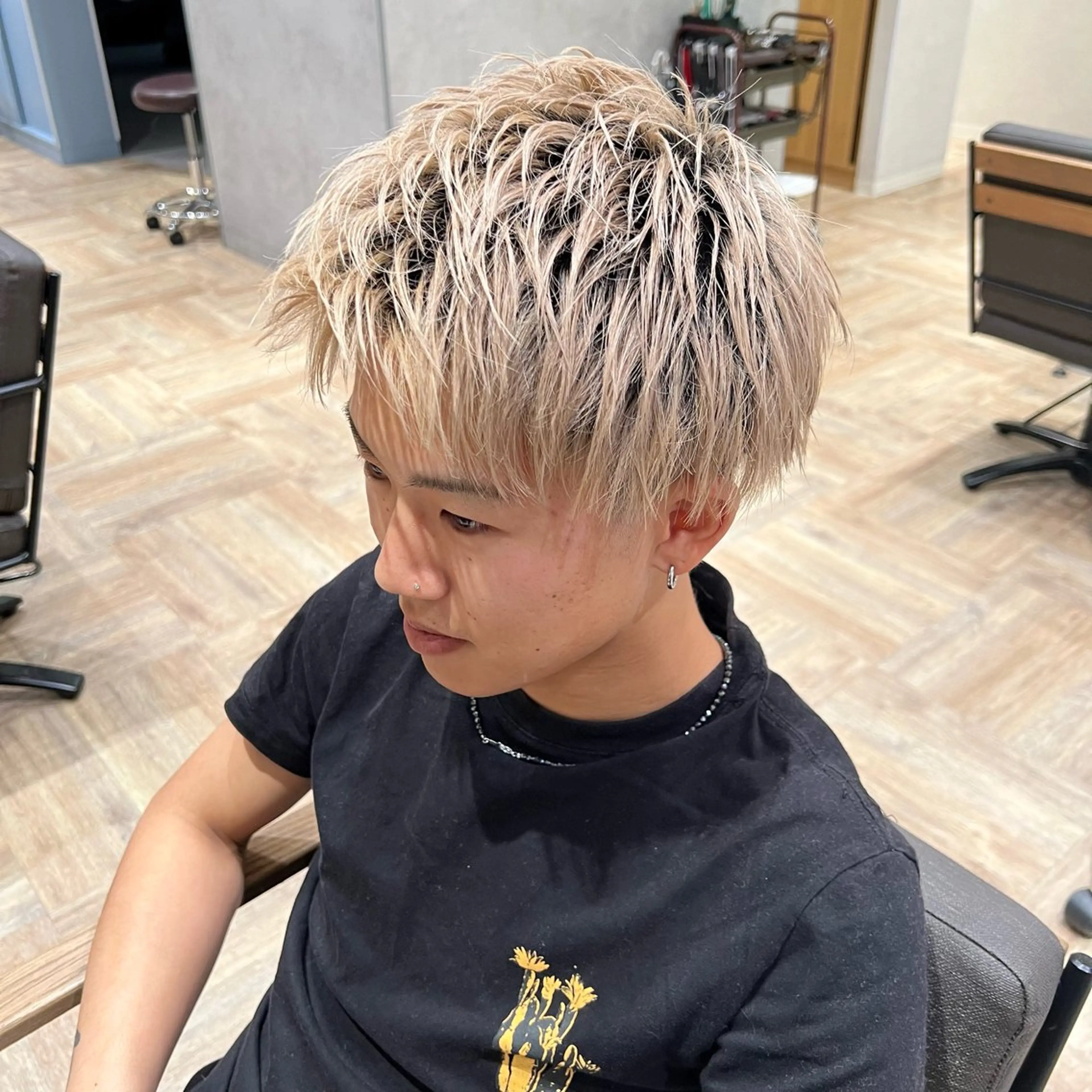 【メンズ専用】<モテる男の>似合わせカット+カラーの写真