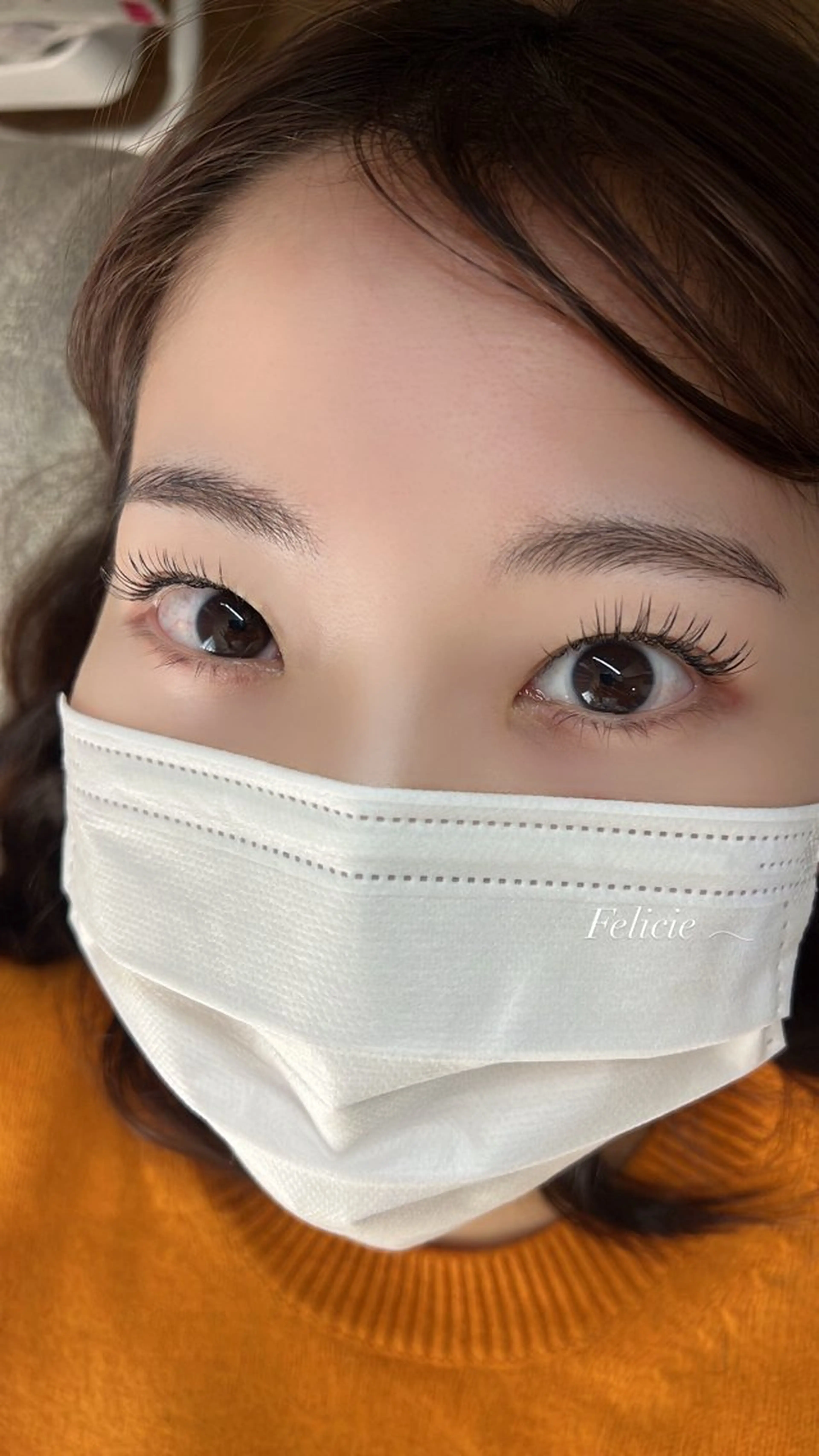 マツエク・マツパ フラットラッシュ パリジェンヌラッシュリフト マツエク Felicie＊ Sayakaのマツエク・マツパデザイン