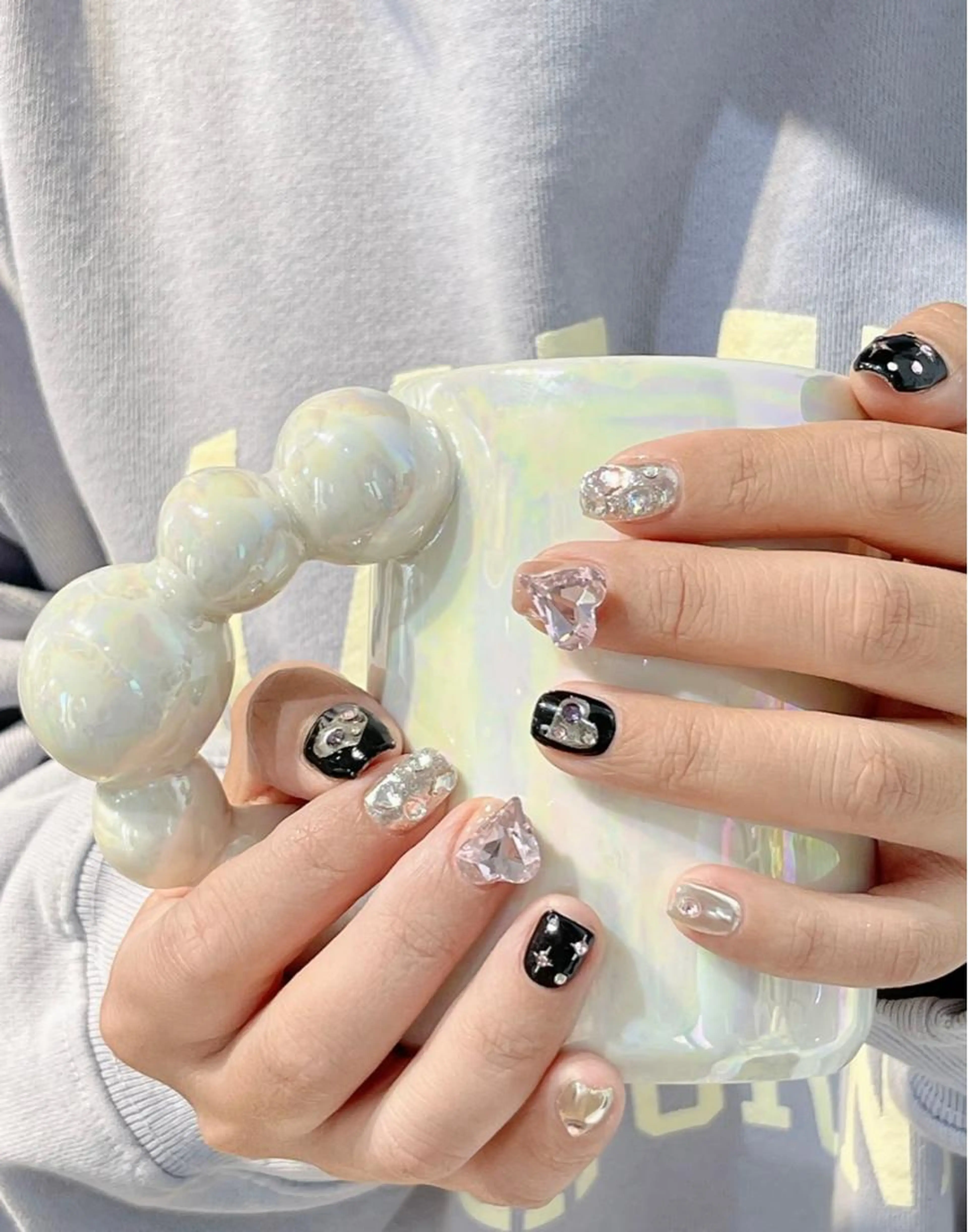 《Hand》持ち込みデザイン☆ゴテゴテ10本やり放題￥12900の写真