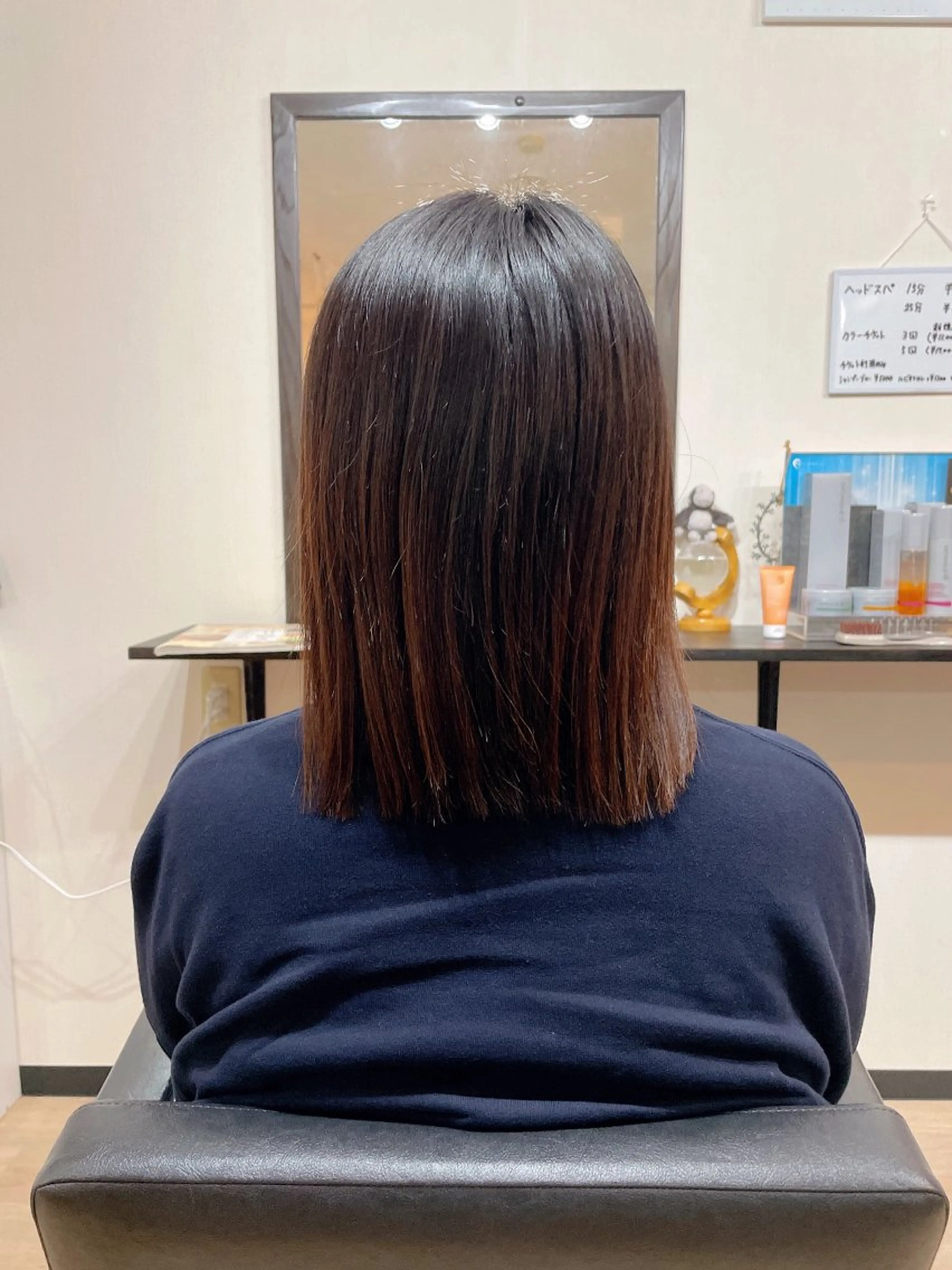 ミディアム カラー カット ヘアカラー トリートメント hair gladness WORLD所属・吉田 幸司のその他イメージ