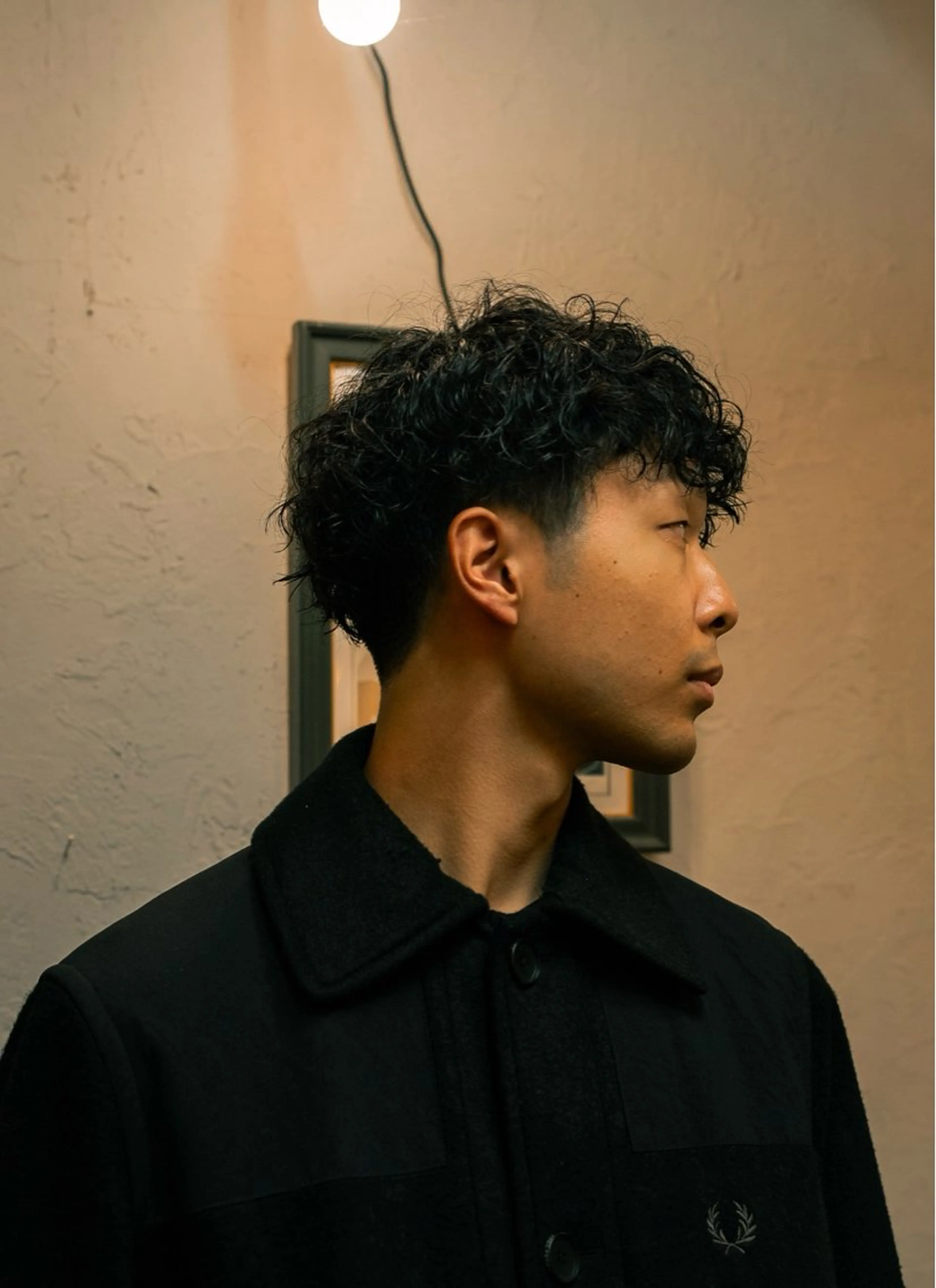 ショート カラー パーマ メンズ カット パーマ 🔗メンズサロン🔗 Kieのヘアスタイル