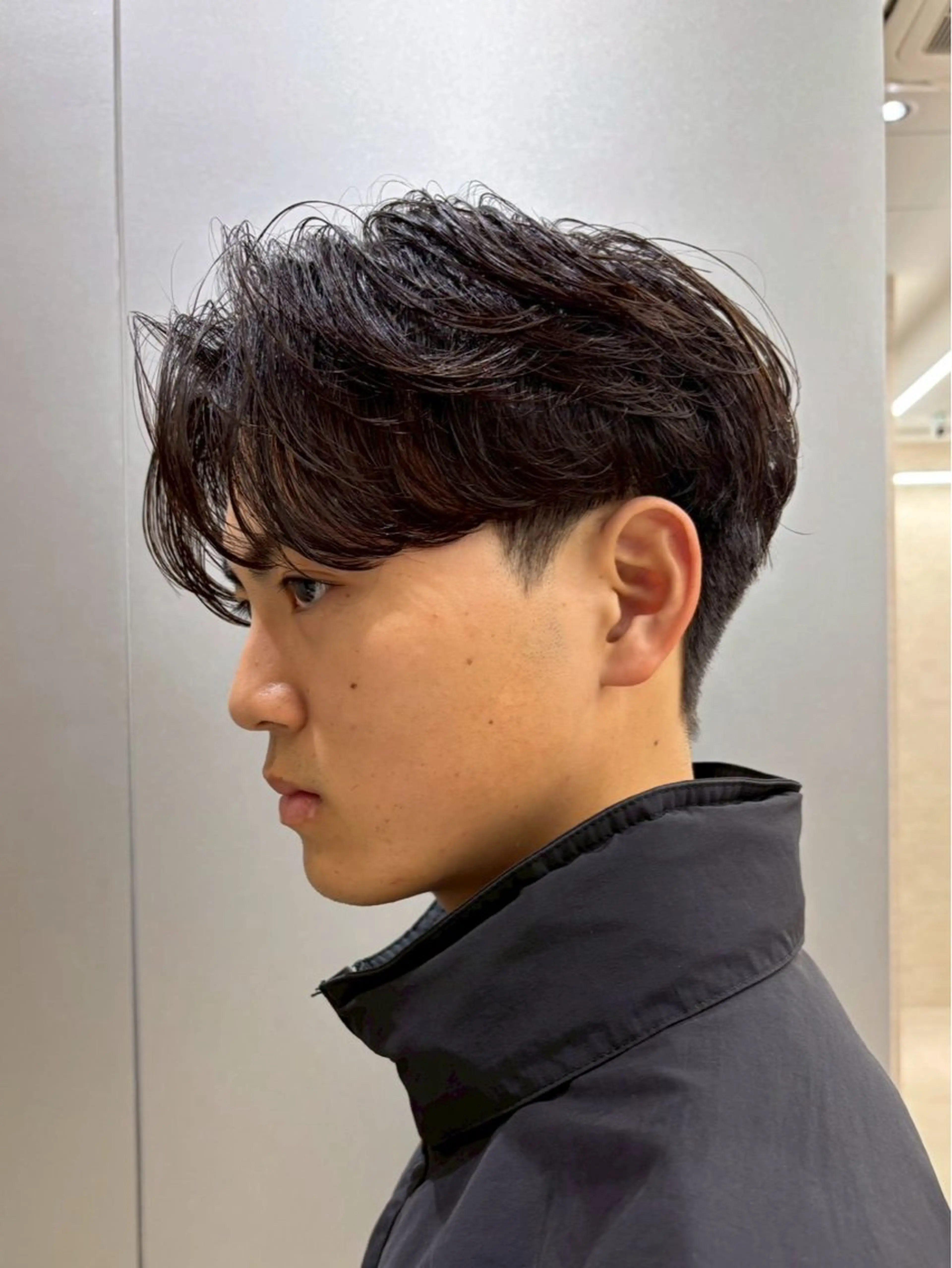 ショート THE ESCALA 町田店所属・町田/メンズカット/ センターパート/細木のヘアスタイル