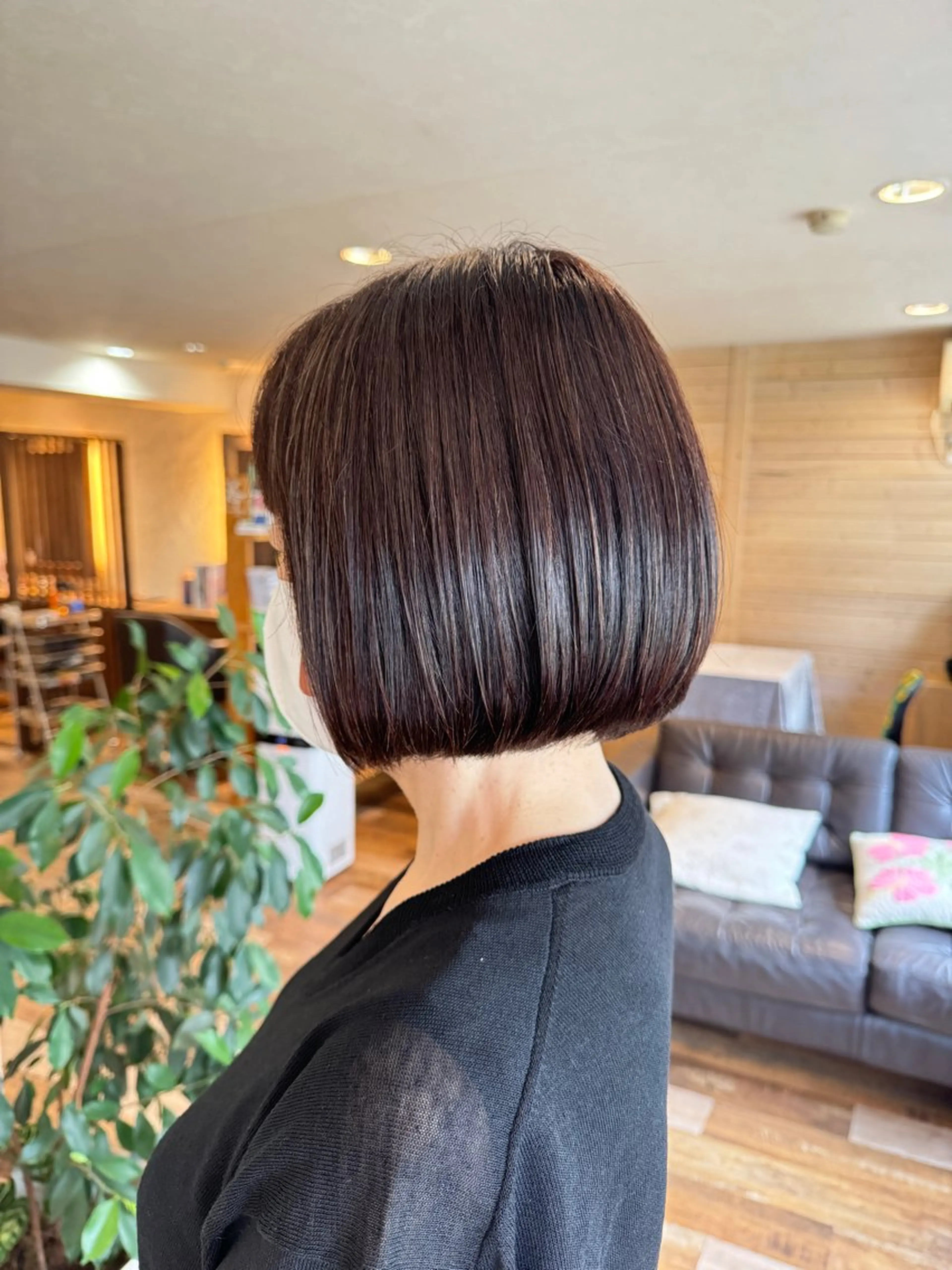 ミディアム カット 美髪矯正/縮毛矯正 越野雄大のヘアスタイル