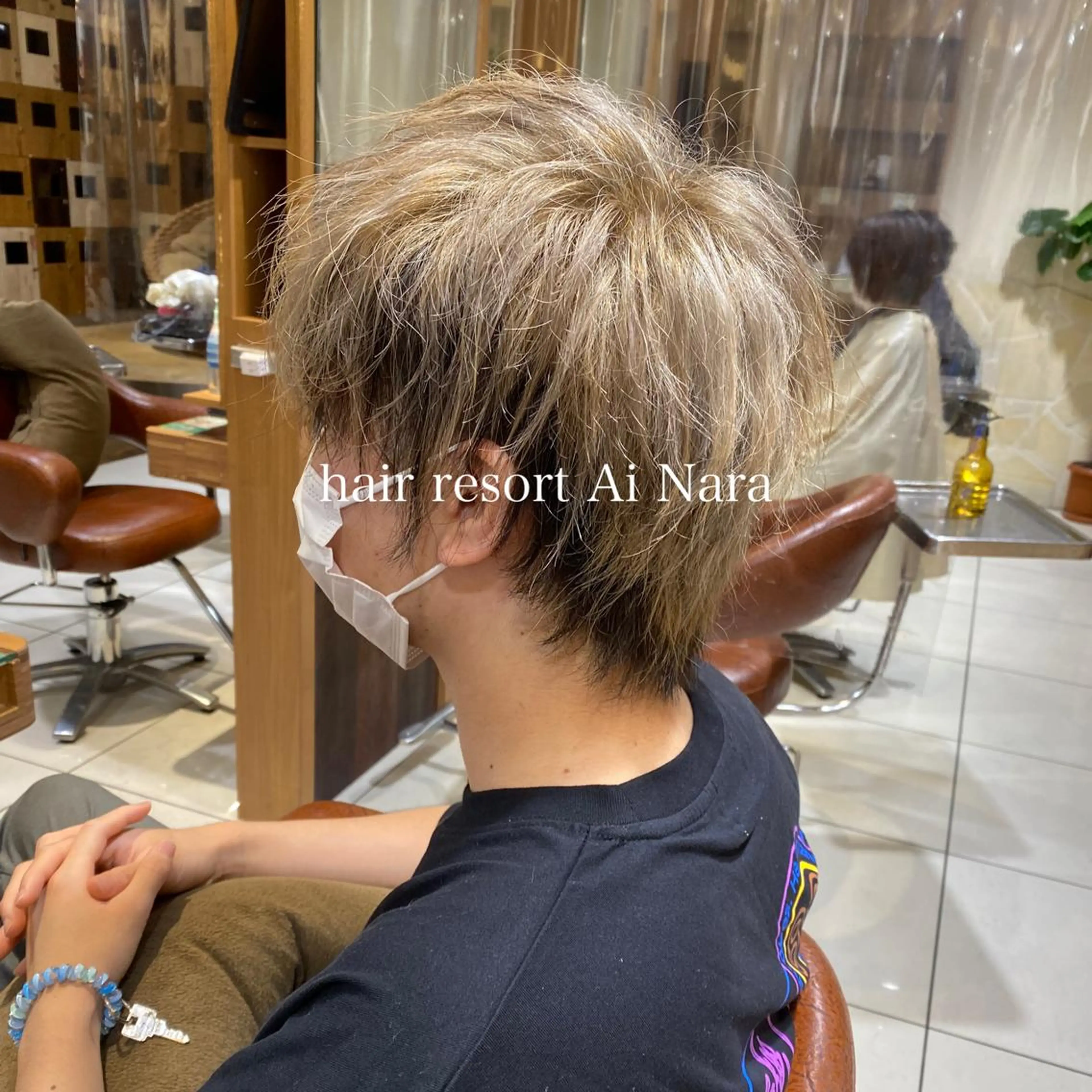 カラー メンズ メンズインナーカラー ベージュカラー 黒髪 ブラウンカラー インナーカラー ♡ヘアアレンジ♡ naraのヘアスタイル