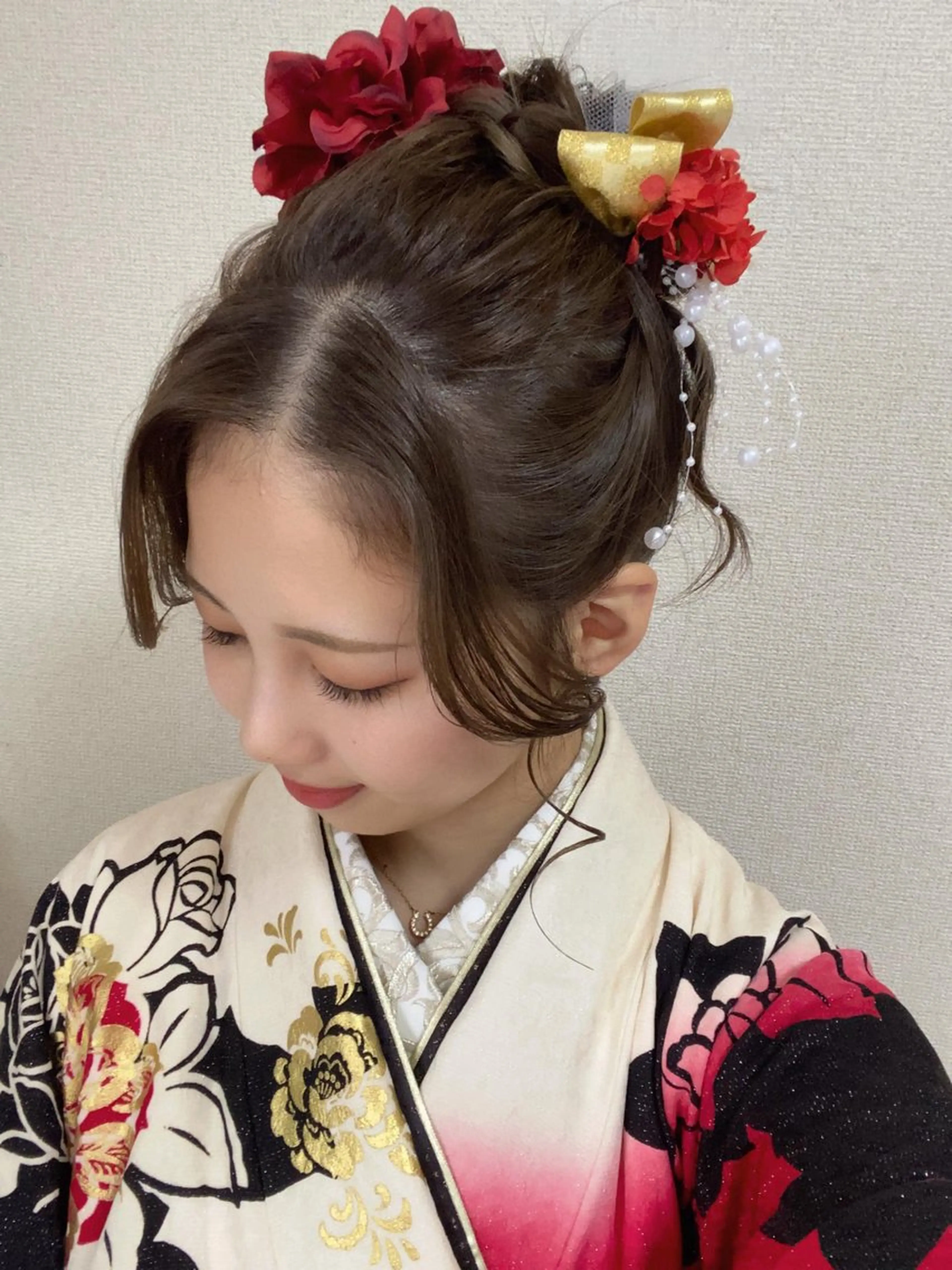 ロング ヘアアレンジ N-plants 楓のヘアスタイル