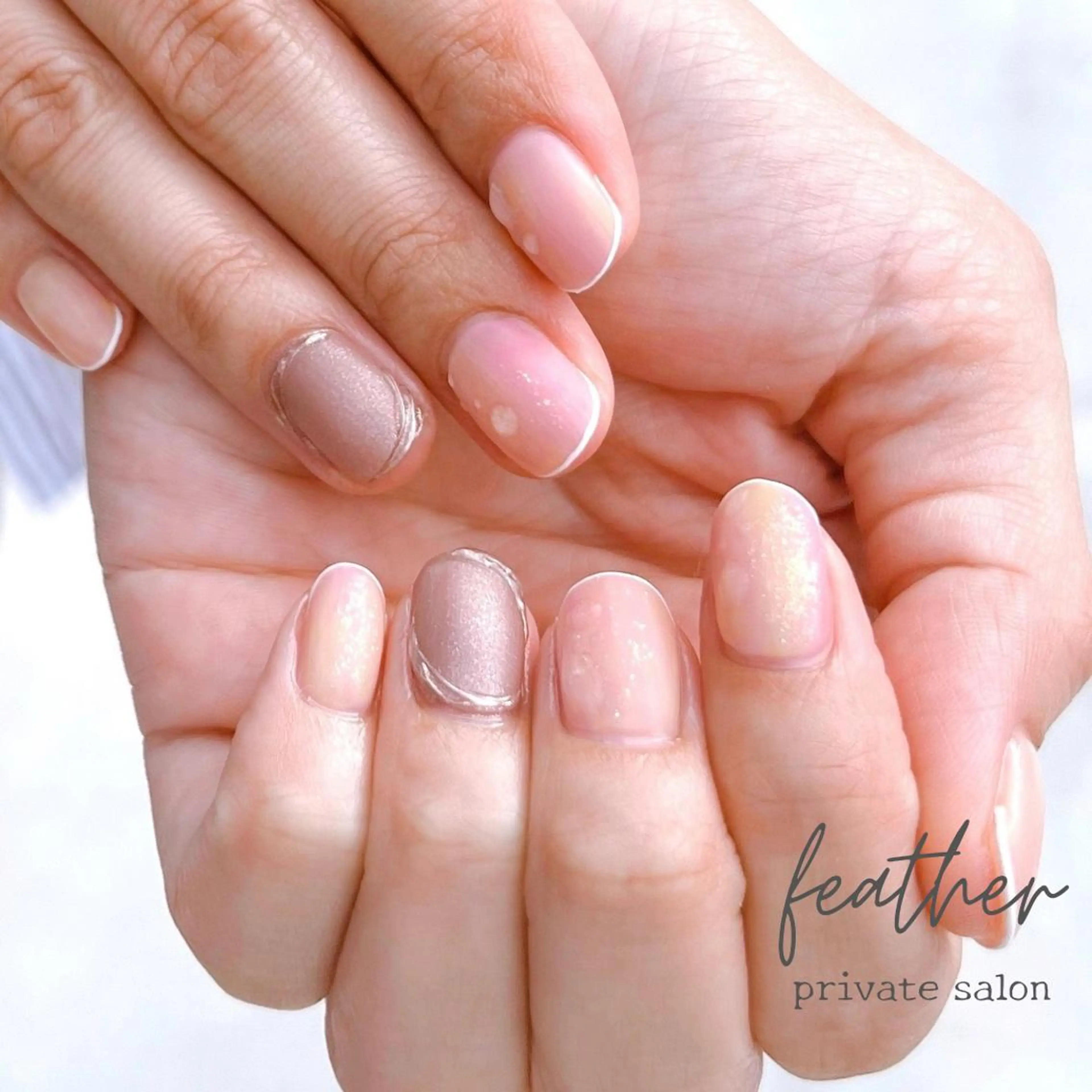 ネイル Feather MAIのマツエク・マツパデザイン