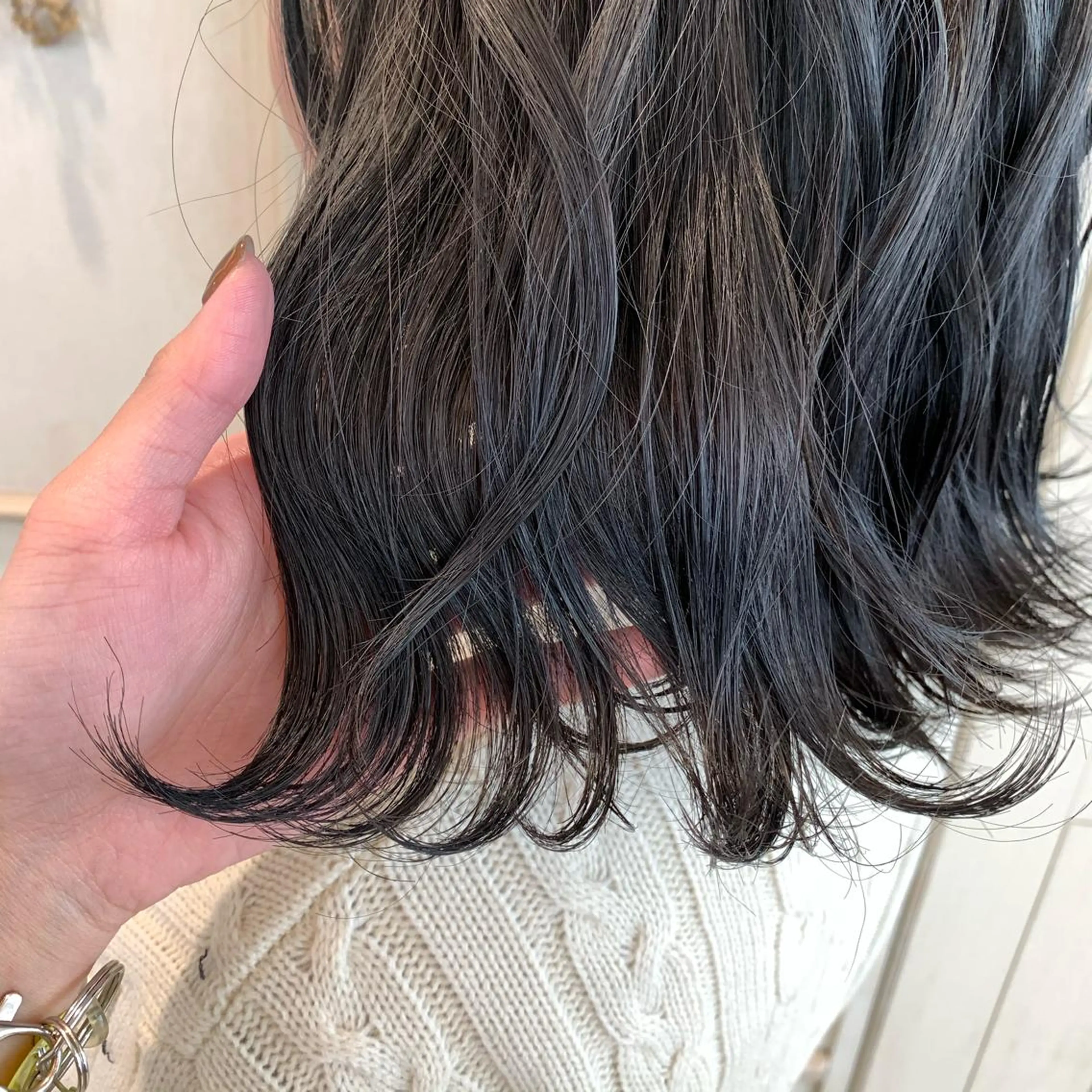 ミディアム ヘアカラー トリートメント サソウ ユリエ🥥のヘアスタイル