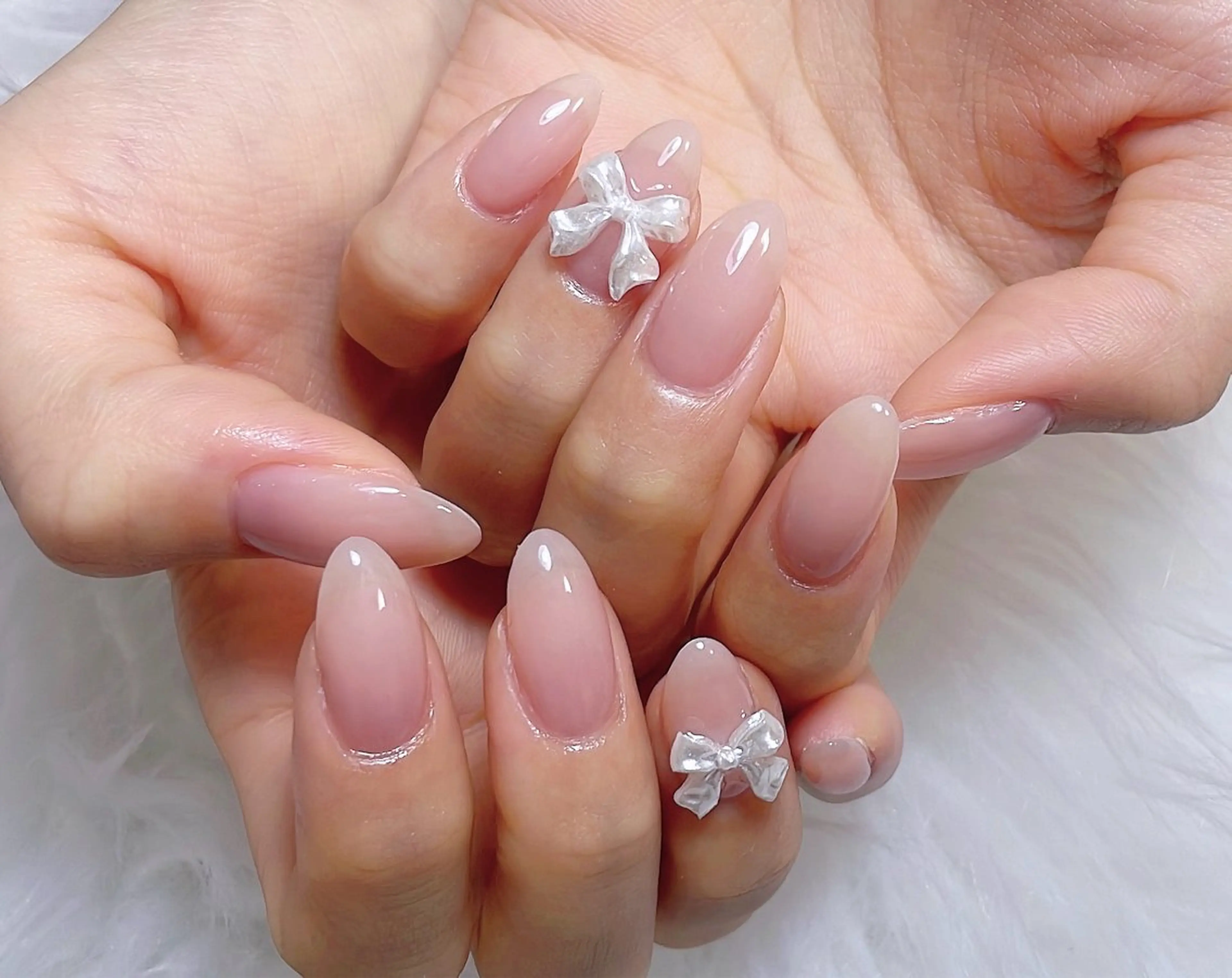 ネイル アニマル柄 チークネイル 成人式 フラッシュネイル フットネイル ハンドネイル B·U Nail大宮 長さだし専門店のネイルデザイン