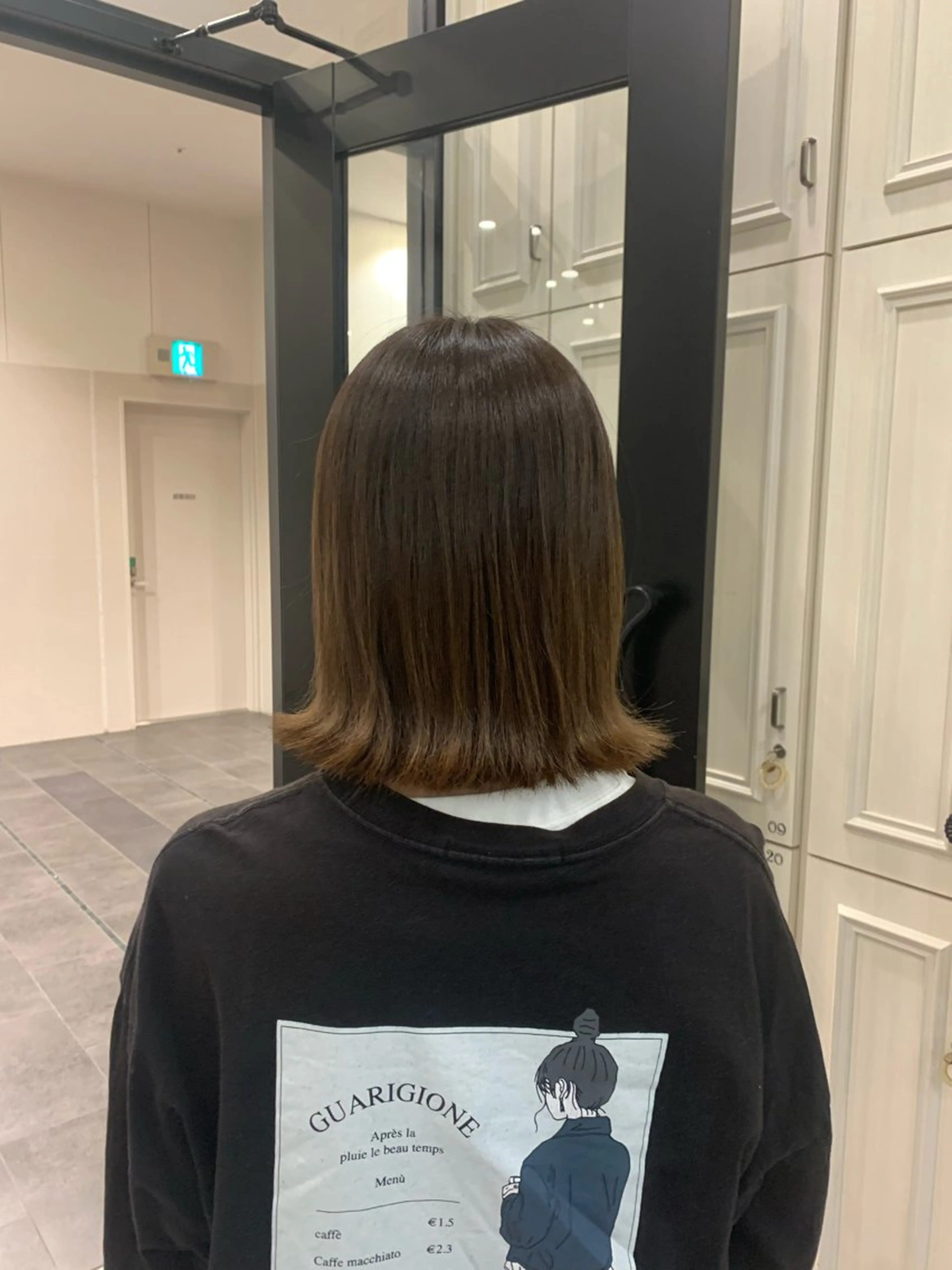 ミディアム 梅田美容室　山本 歩夢のヘアスタイル