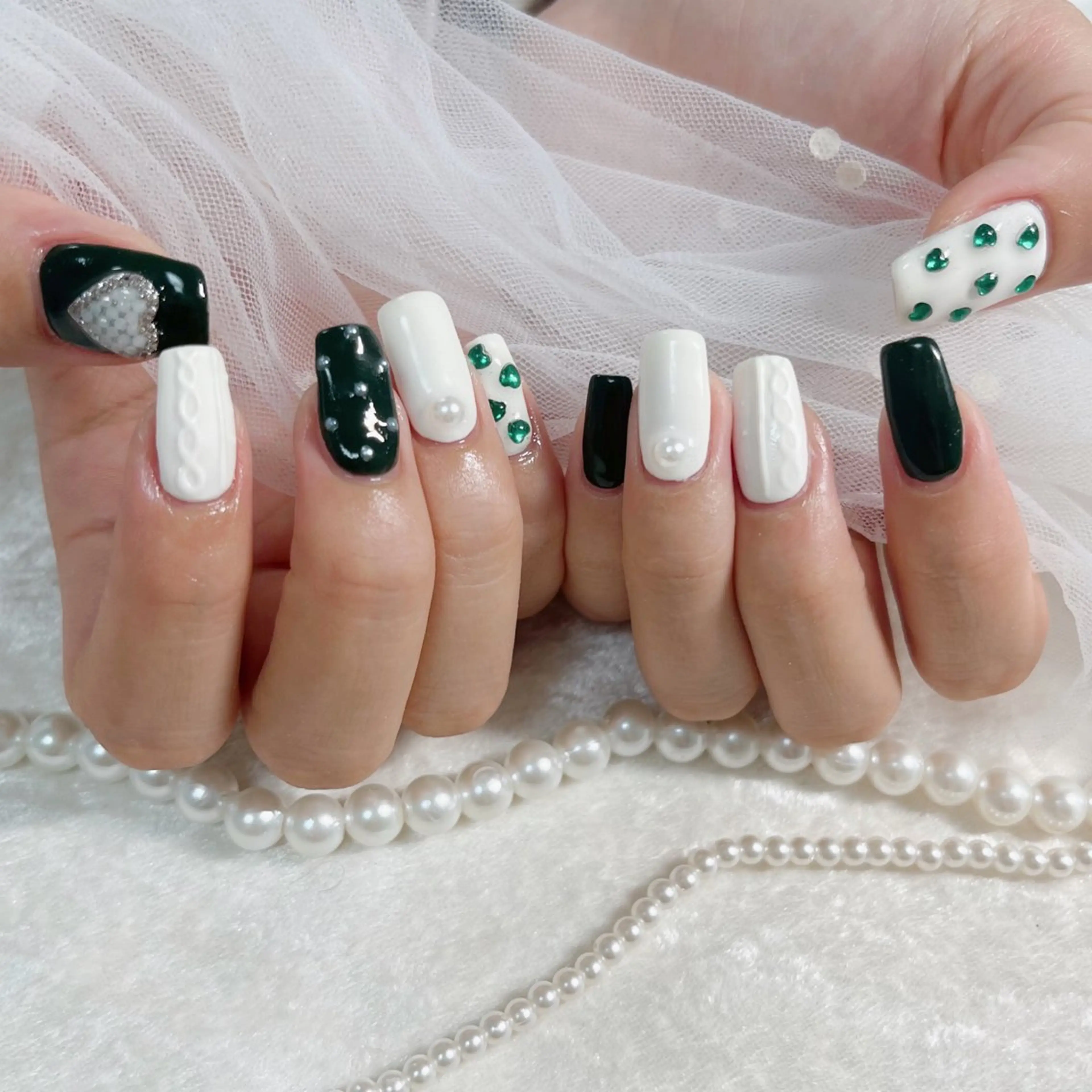 ネイル ハンドネイル Maya 🧊🫧‪のネイルデザイン