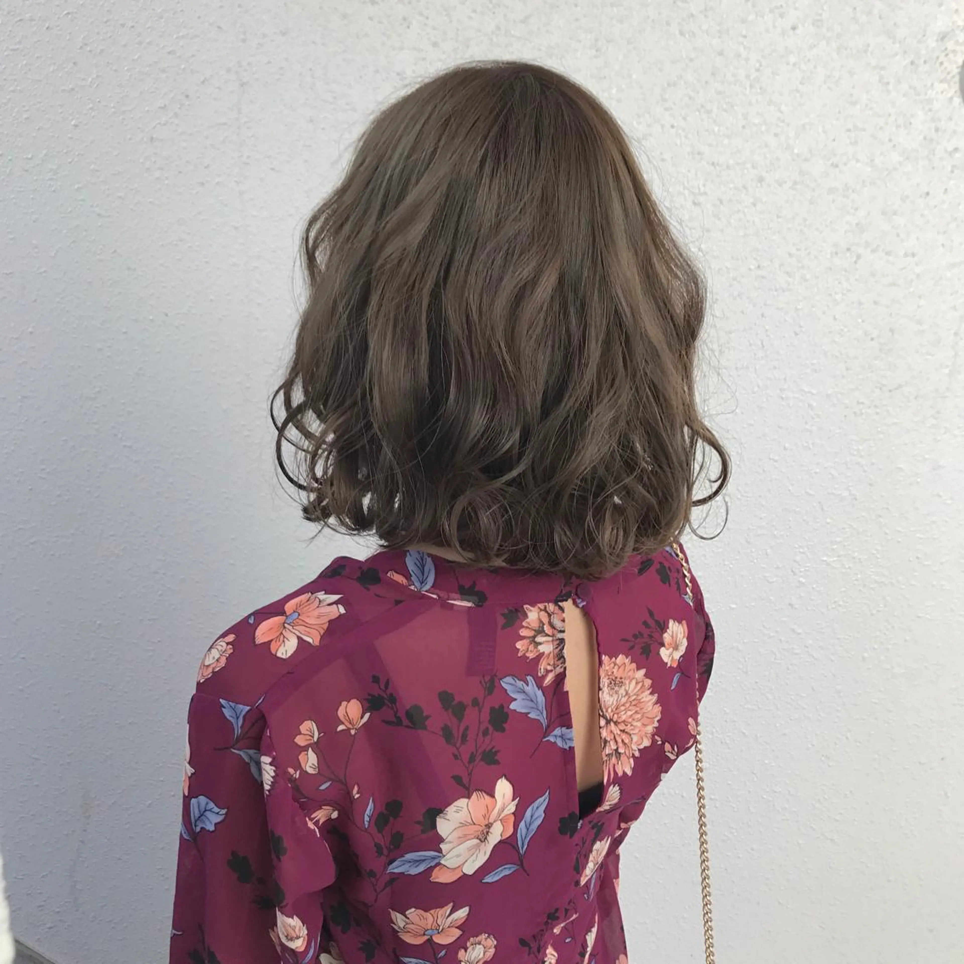 ミディアム カラー アッシュ ダブルカラー インナーカラー/天神 ブリーチ/吉田のヘアスタイル