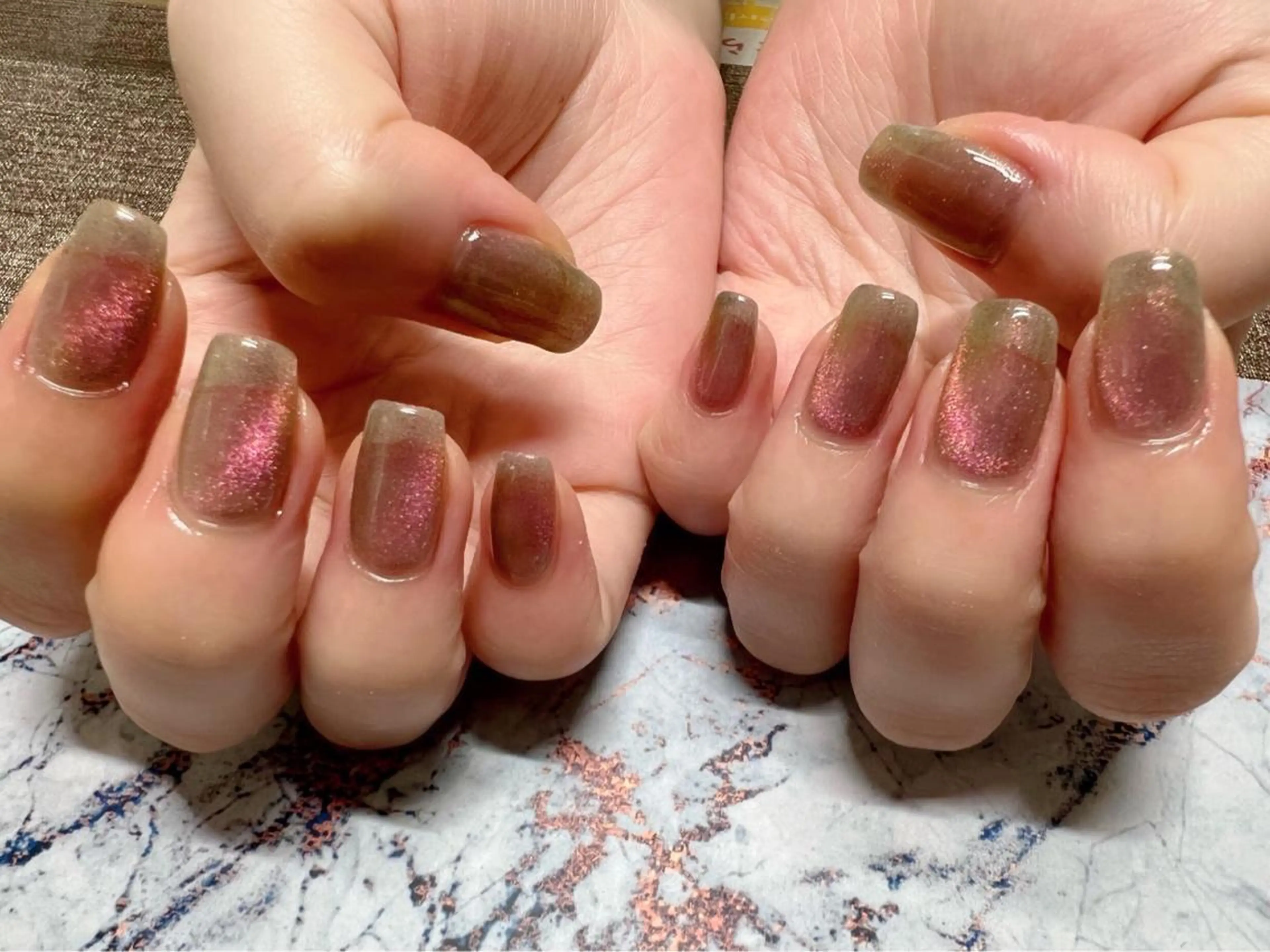 ネイル マグネットネイル ハンドネイル Mogu nail 二子玉川のネイルデザイン