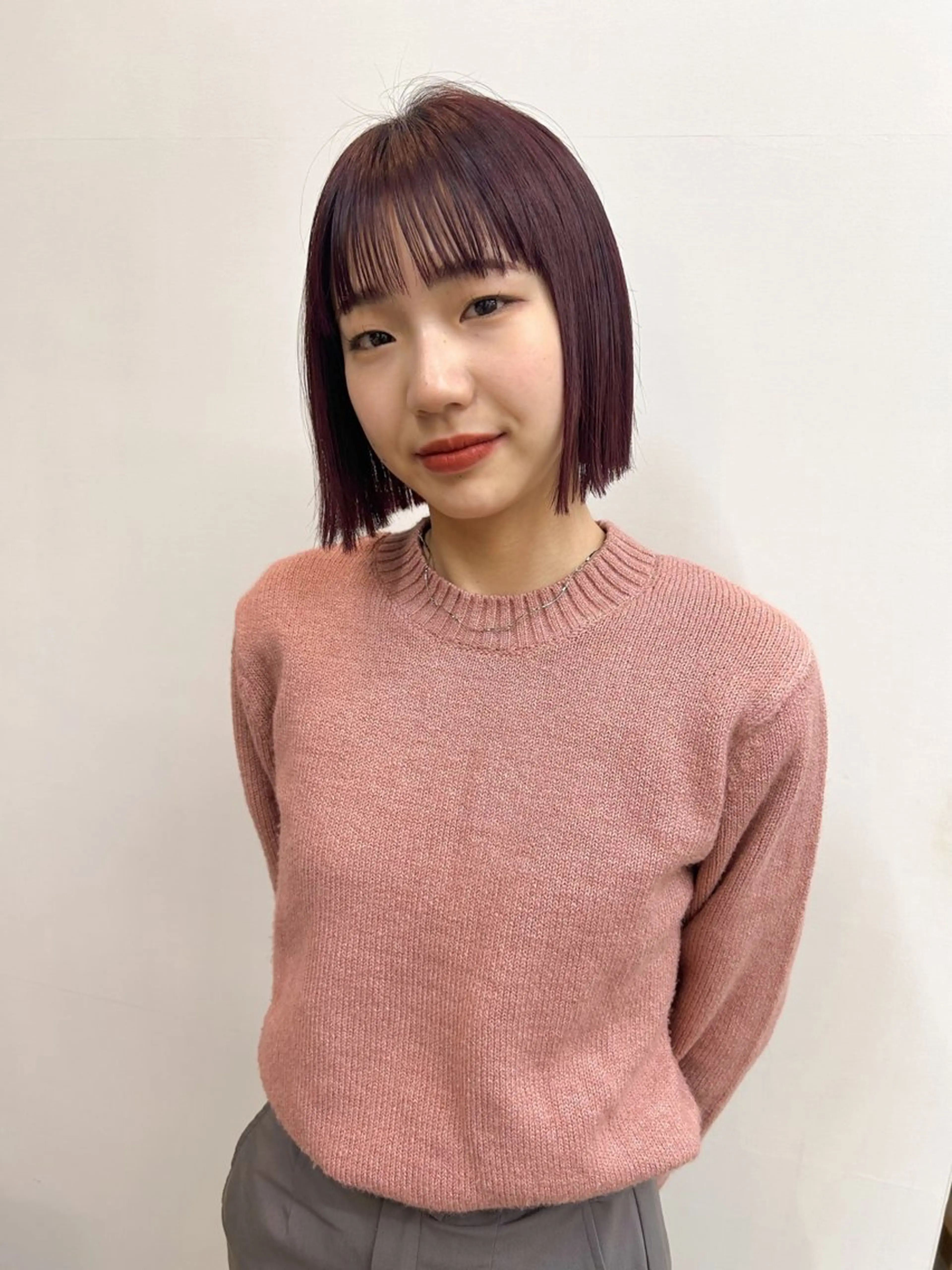 ショート カラー 原 瑞希のヘアスタイル