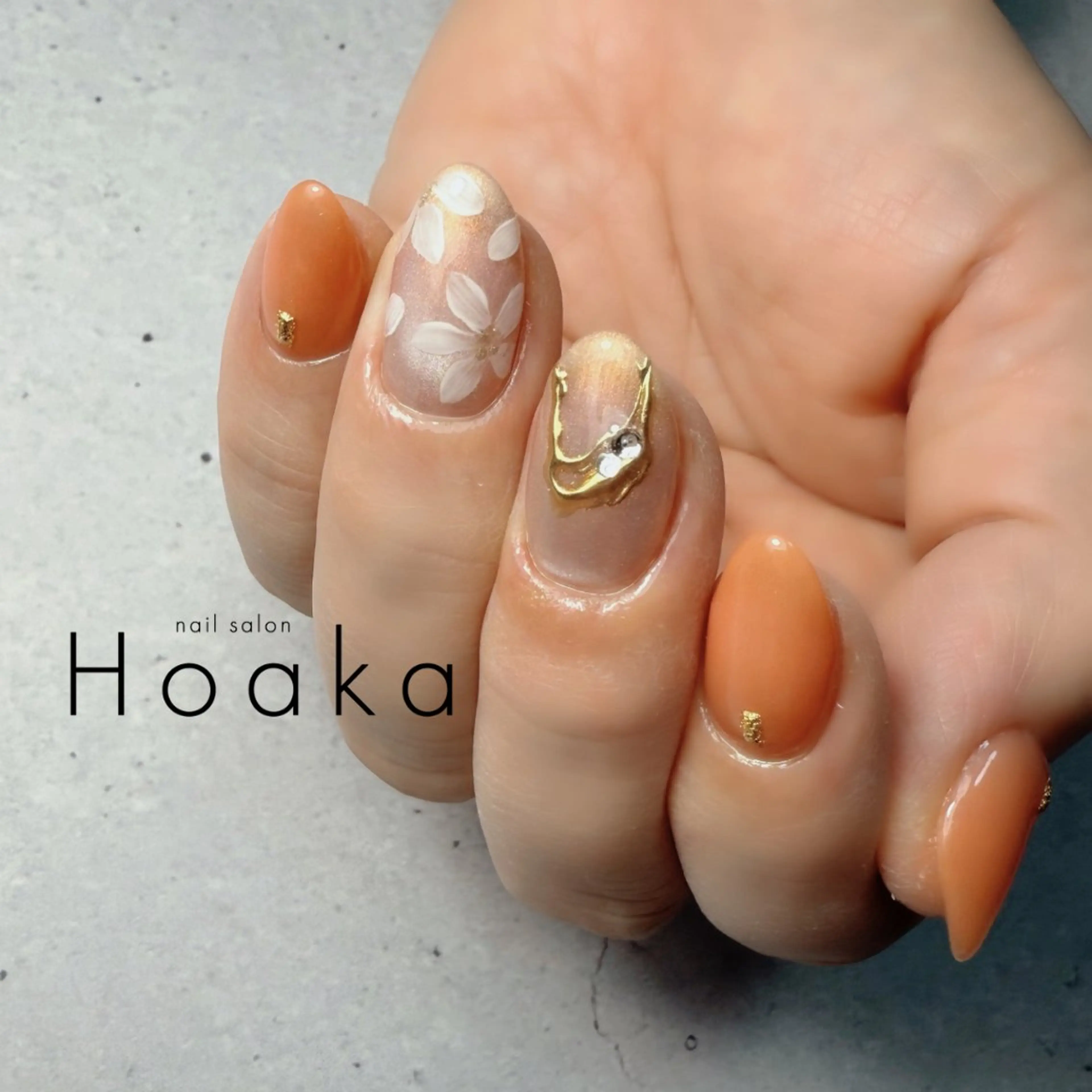 セミロング nail salon Hoakaのネイルデザイン