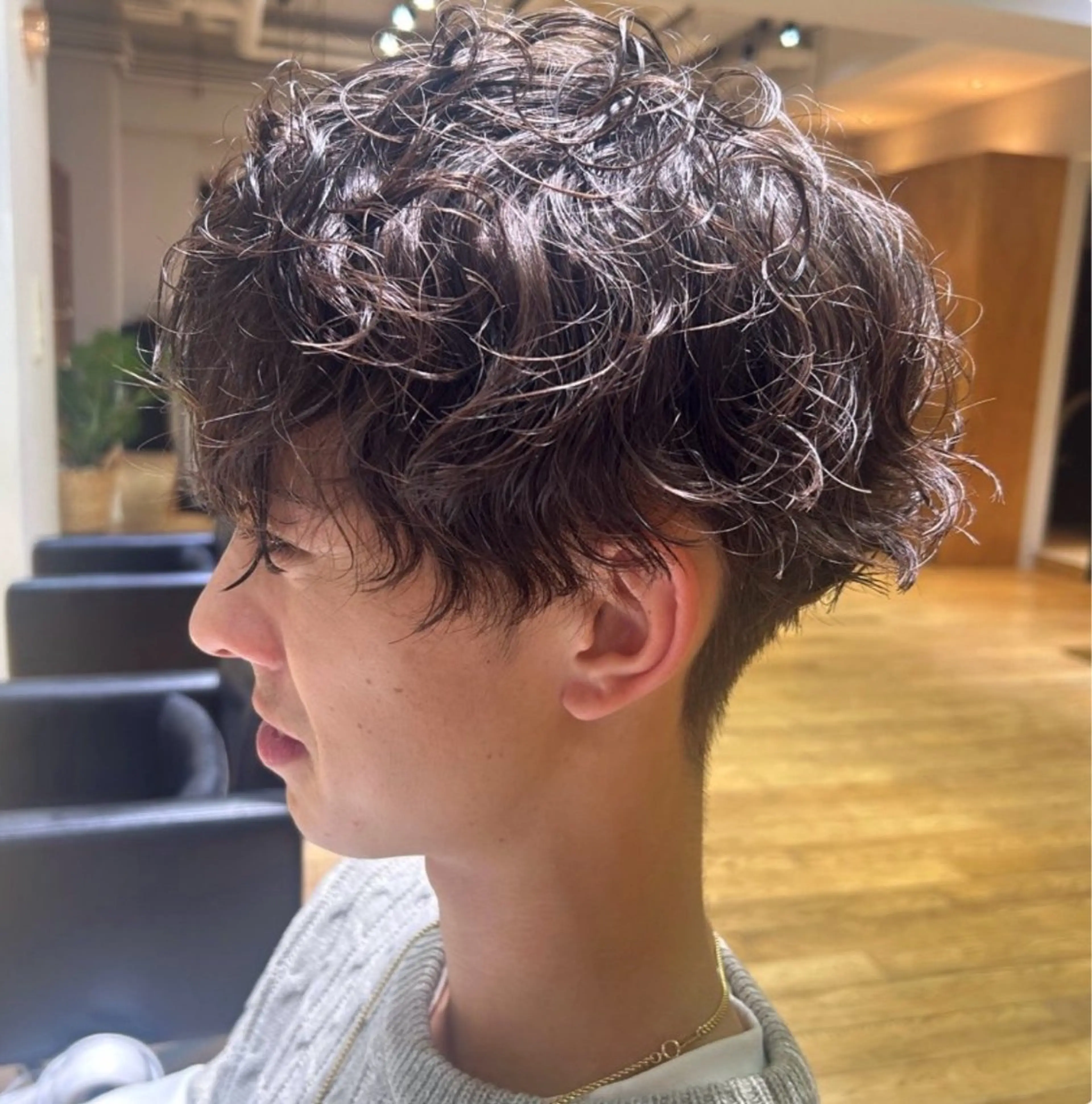 ショート パーマ カット パーマ 【パーマ🌀/暖色カ ラー🍷】ななこ🌴のヘアスタイル