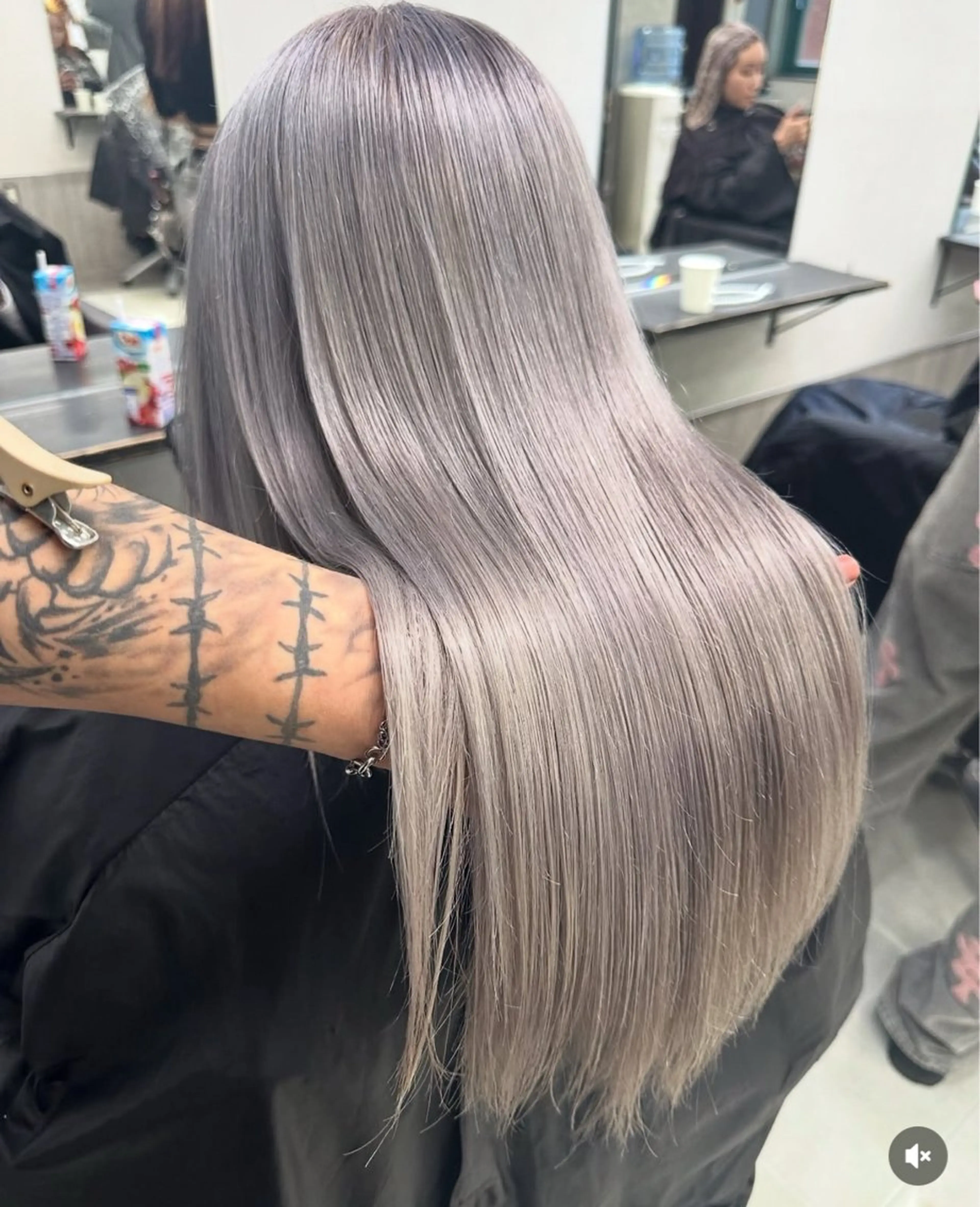 ロング カラー 天神/ハイトーン/艶 カラー/Miharuのヘアスタイル