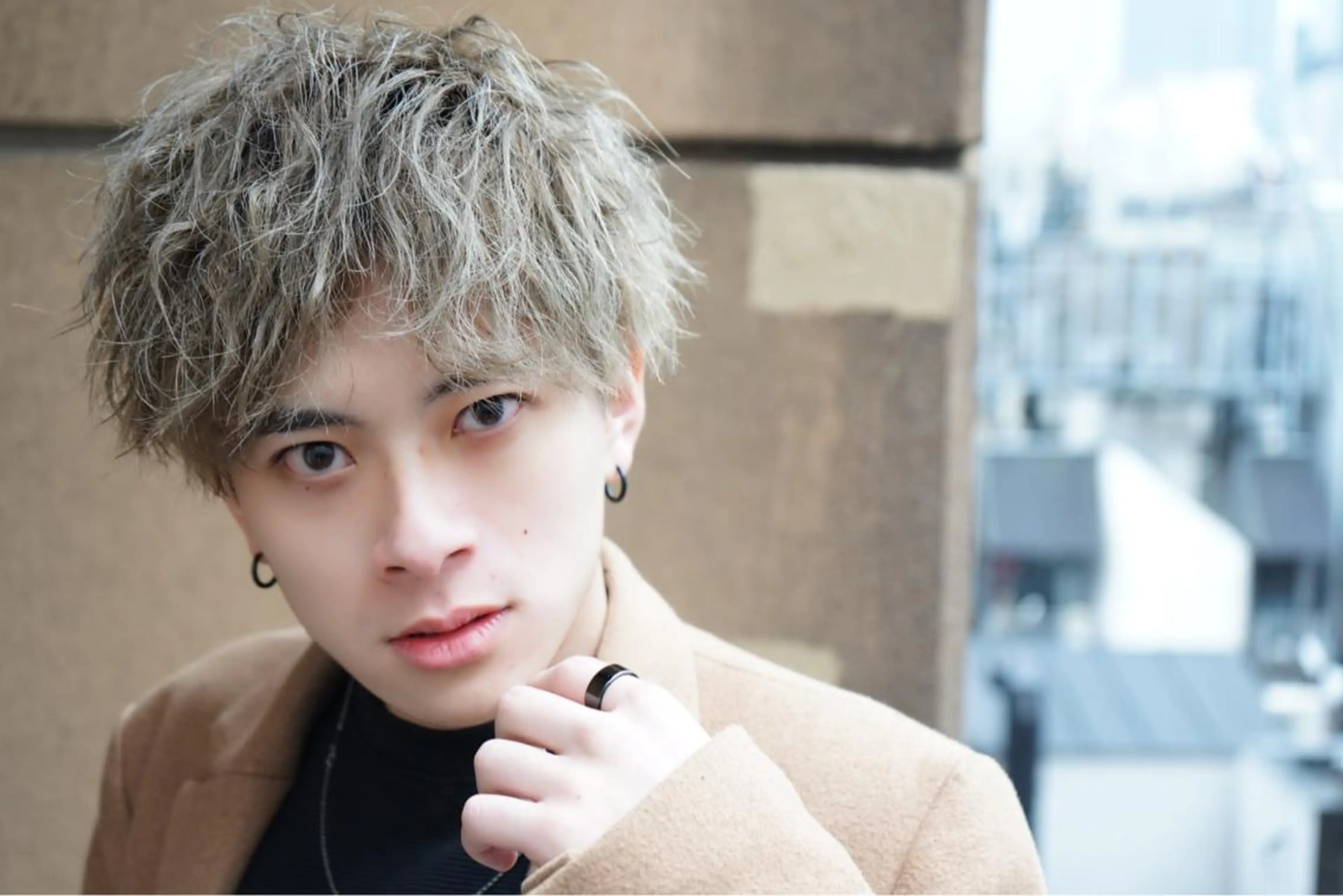 ショート カラー メンズ メンズブリーチ ブリーチ カット ヘアカラー ヘッドスパ ROW吉祥寺✨ 髪質改善TR&スパ✨のヘアスタイル