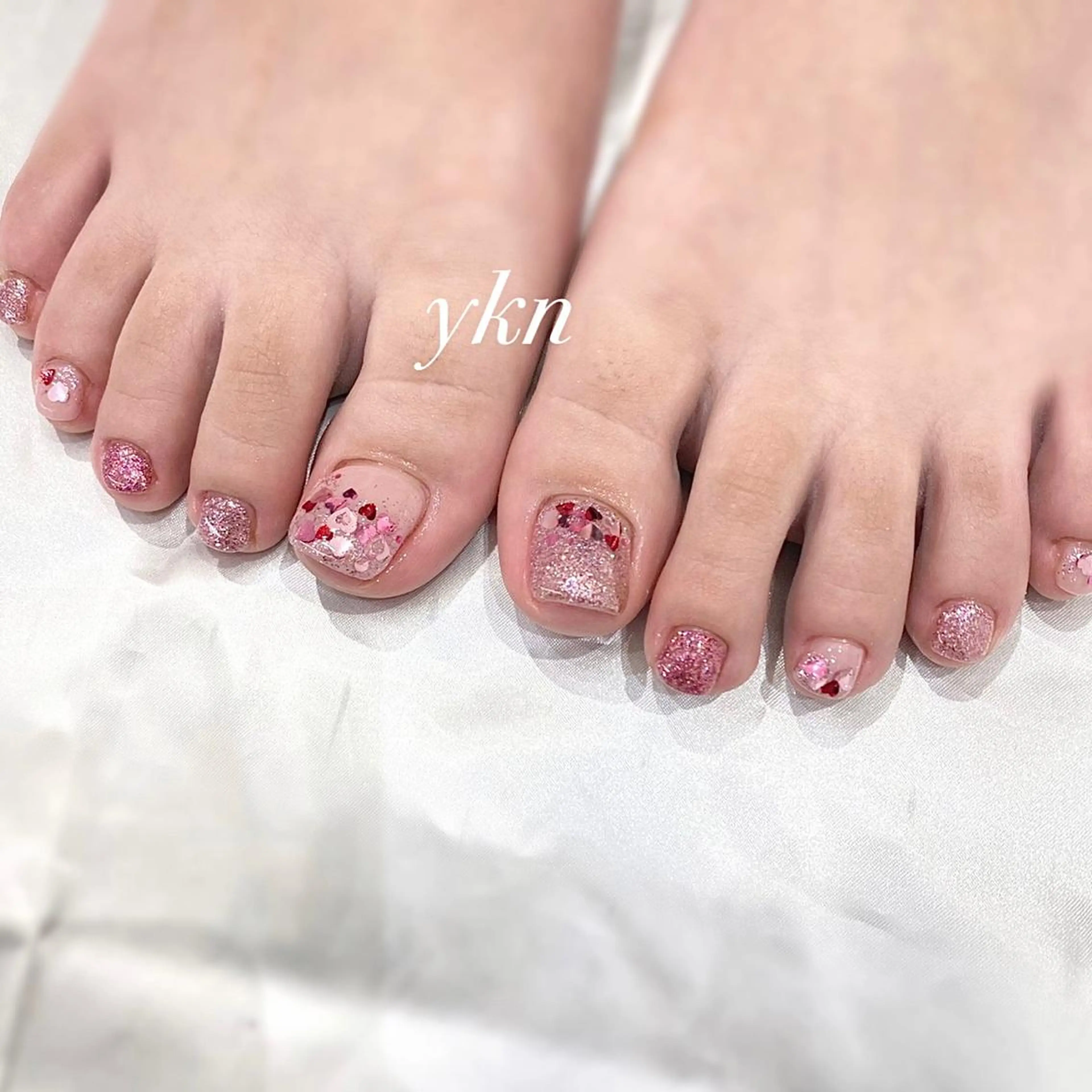 ネイル フットネイル melMoon .のネイルデザイン