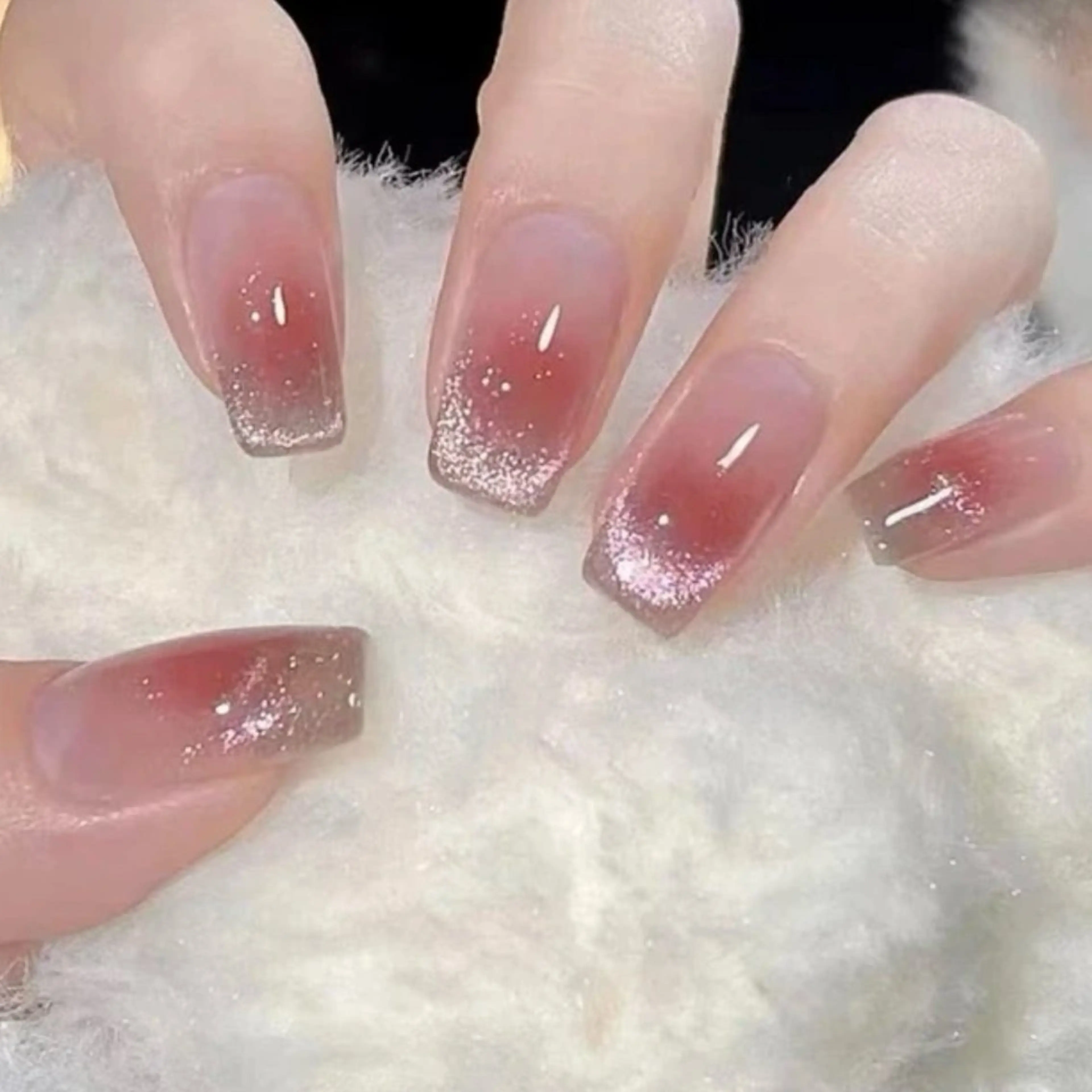 【チップ長さ出し】　✨チーク&マグネットグラデーション🧲の写真