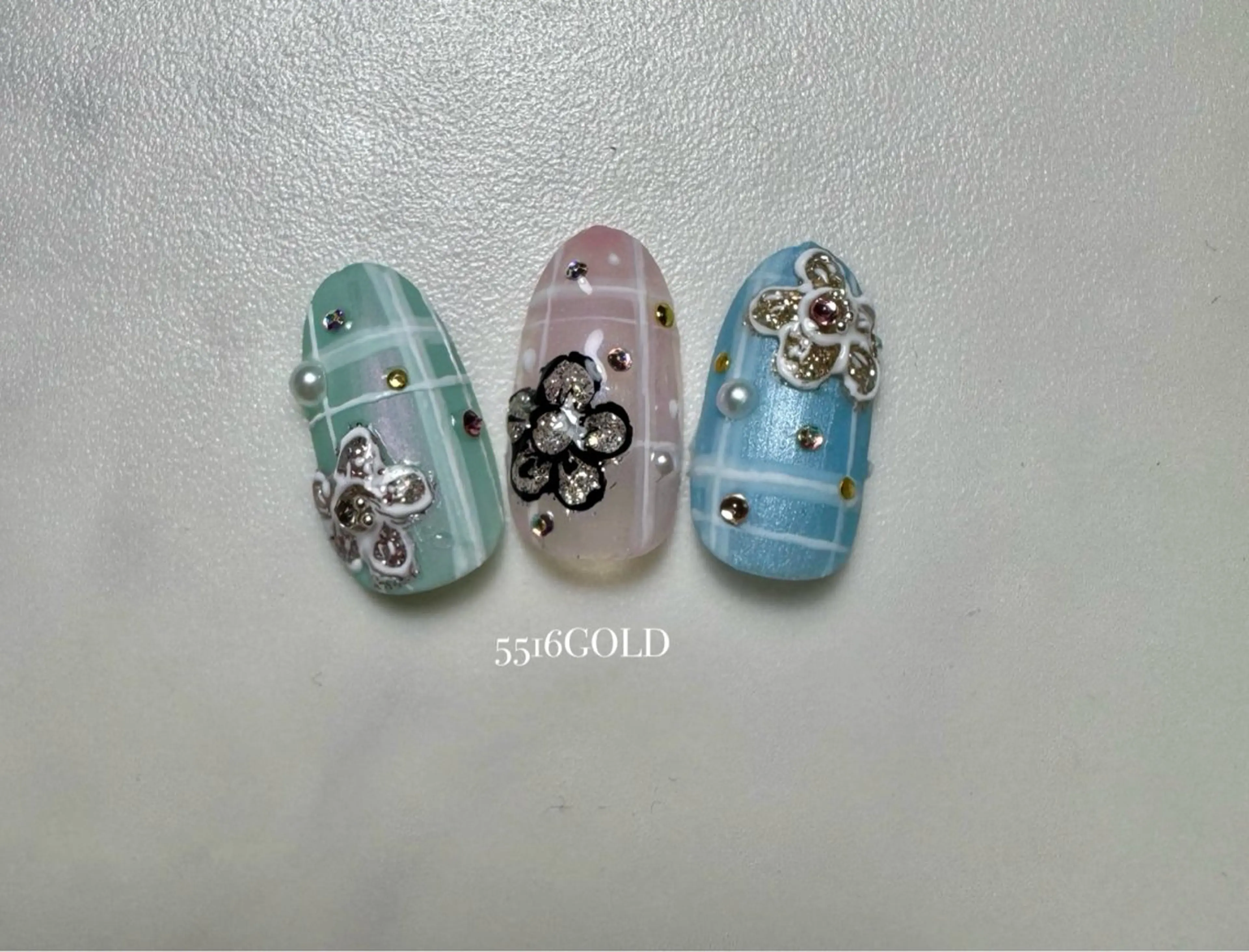 ネイル アートネイル フラワーネイル 春ネイル ハンドネイル 💎5516 MACHIKOのネイルデザイン