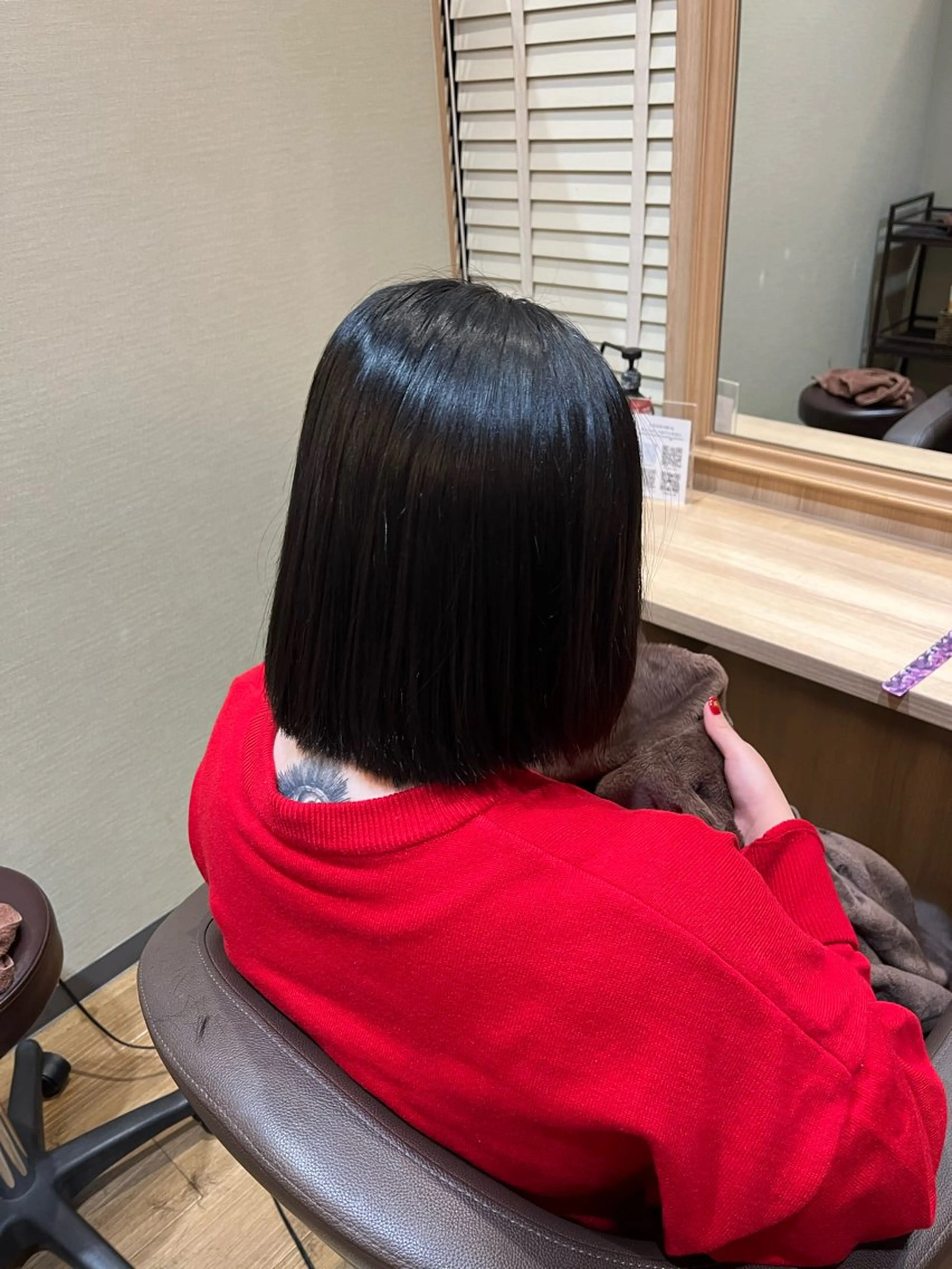 ショート 暖色カラー/ メンズパーマつばきのヘアスタイル