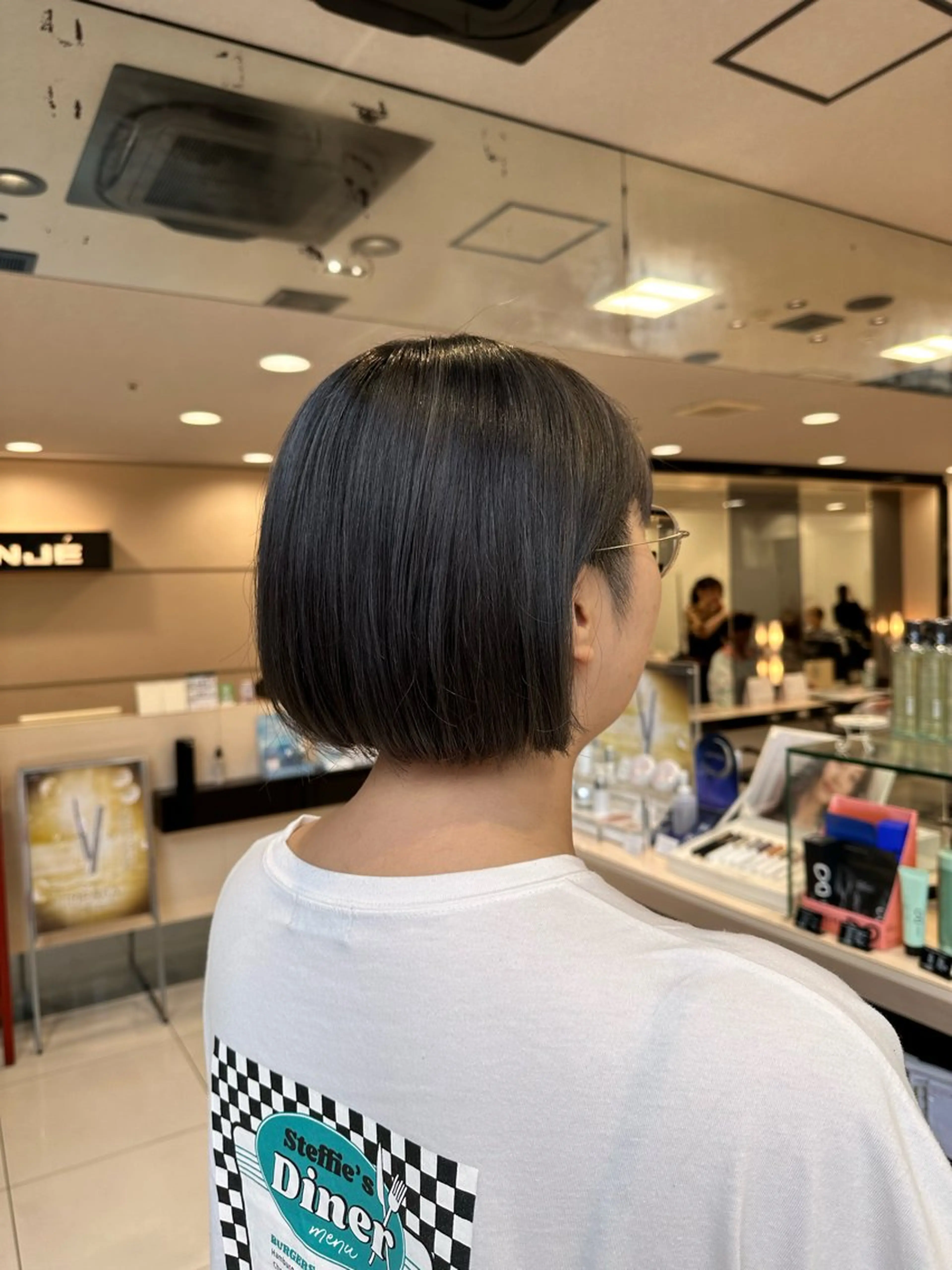 ミディアム カラー ヘアカラー トリートメント クロスパーマ/うる艶 カラー/Kurumiのヘアスタイル