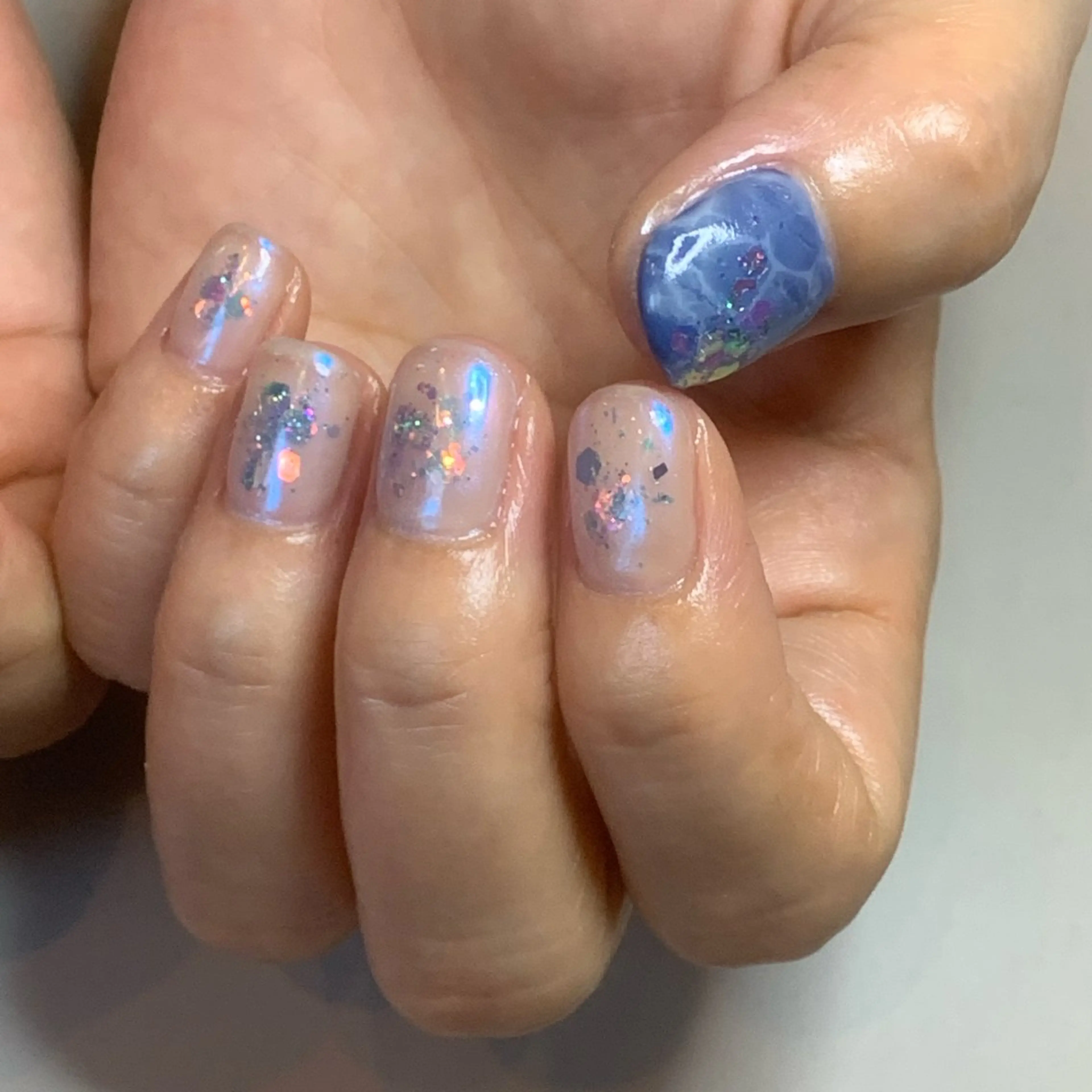 ネイル ホログラムネイル SUZUKI Mのネイルデザイン