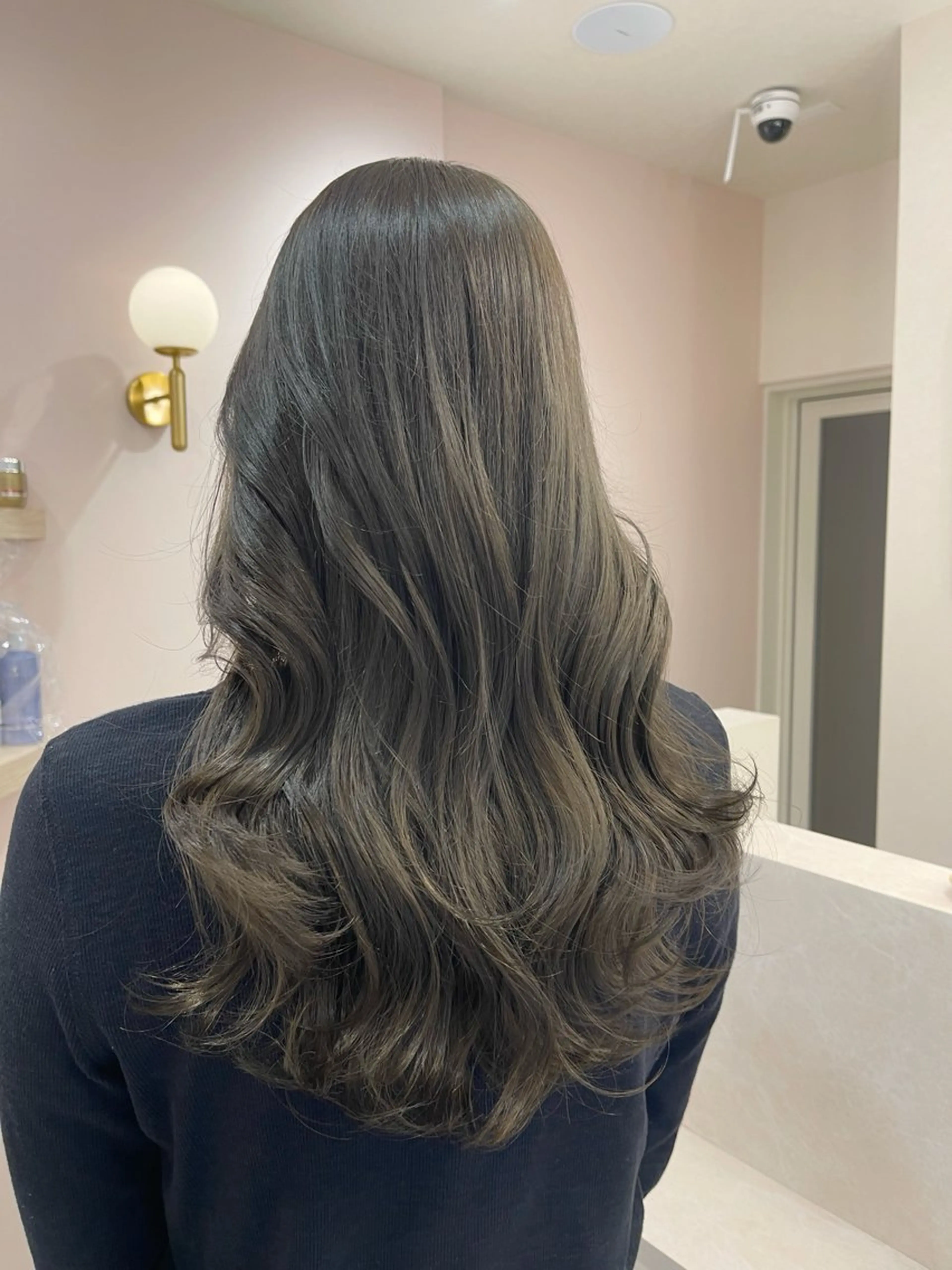 ロング ヘアカラー トリートメント MEI💫銀座 エクステ/艶カラーのヘアスタイル