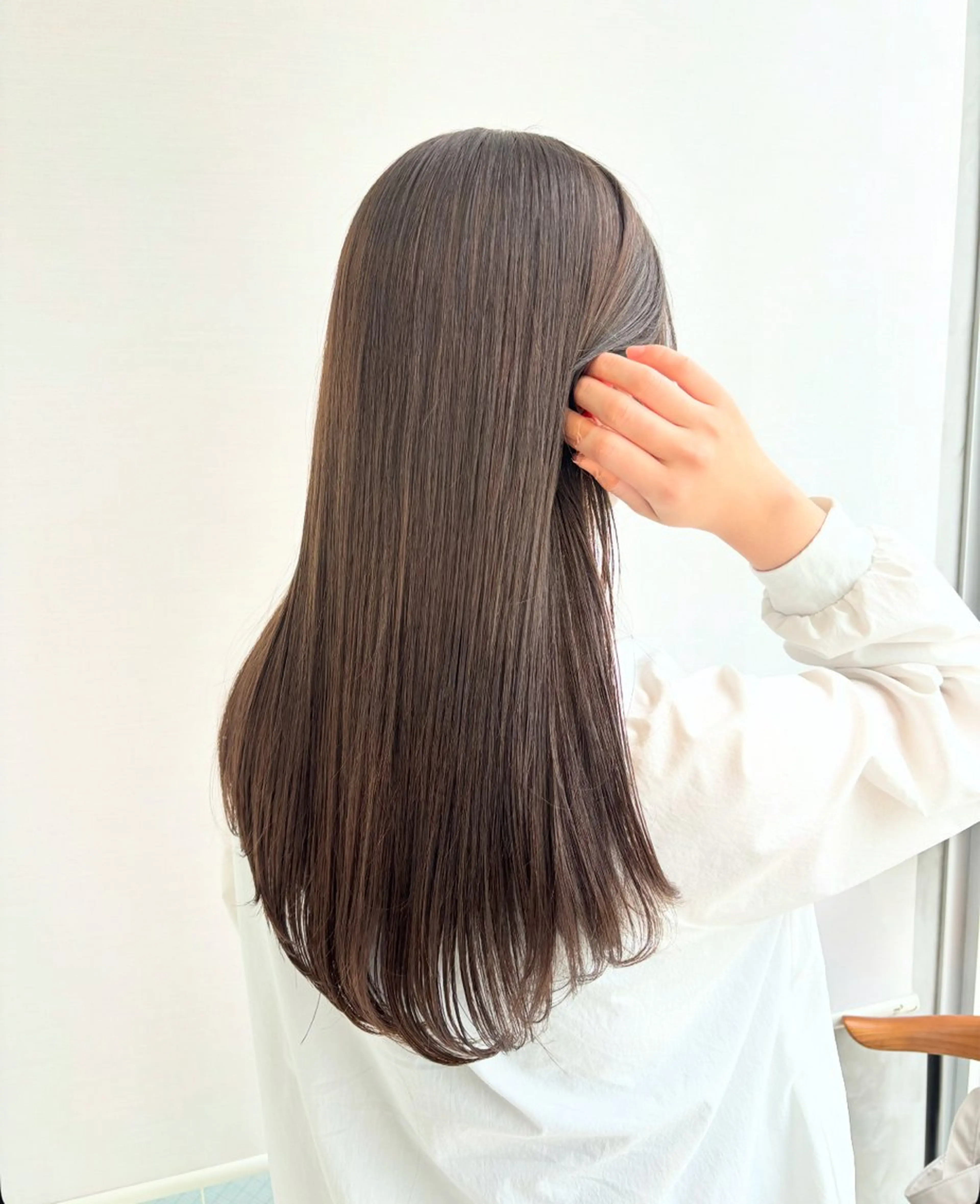 カラー ヘアカラー トリートメント 🫒🫒ブリーチなし 艶カラー🫒ヤマシロのヘアスタイル