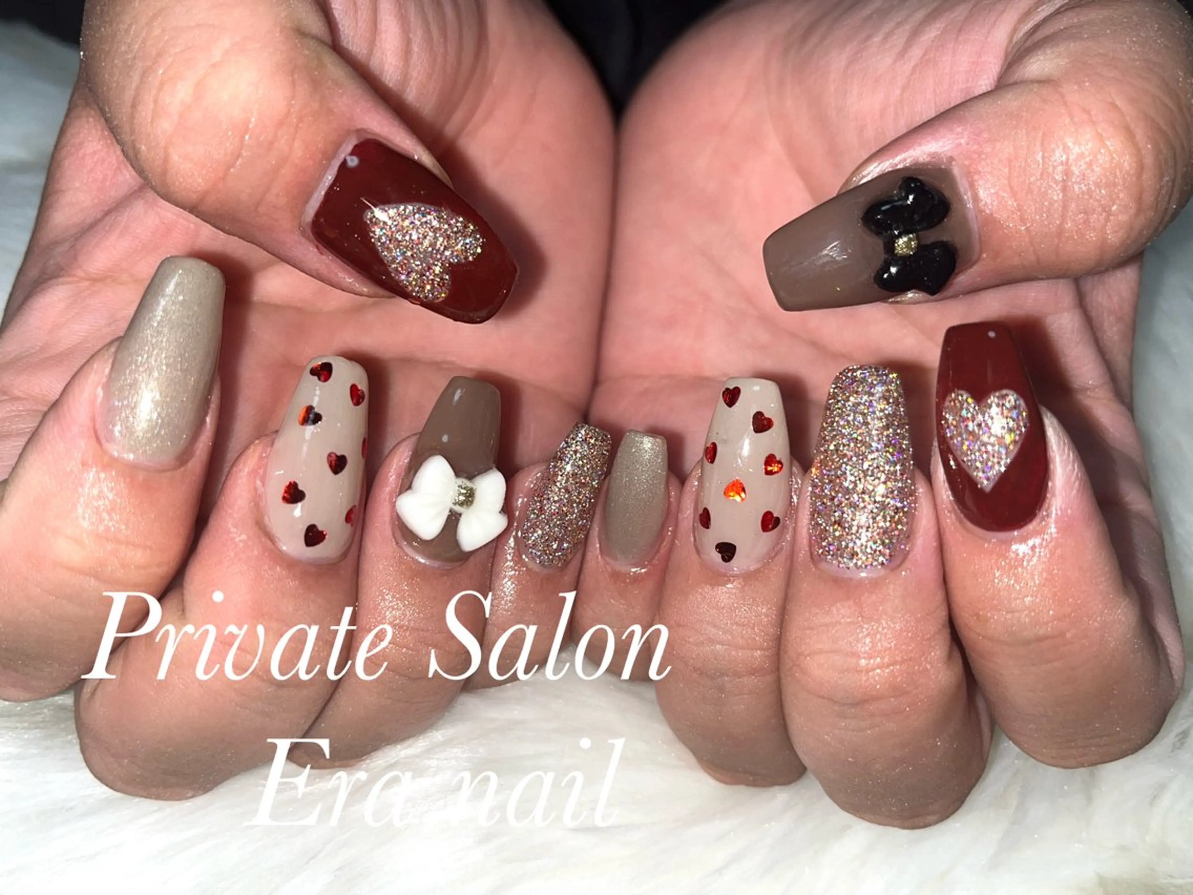 ネイル ハート Era nailのネイルデザイン