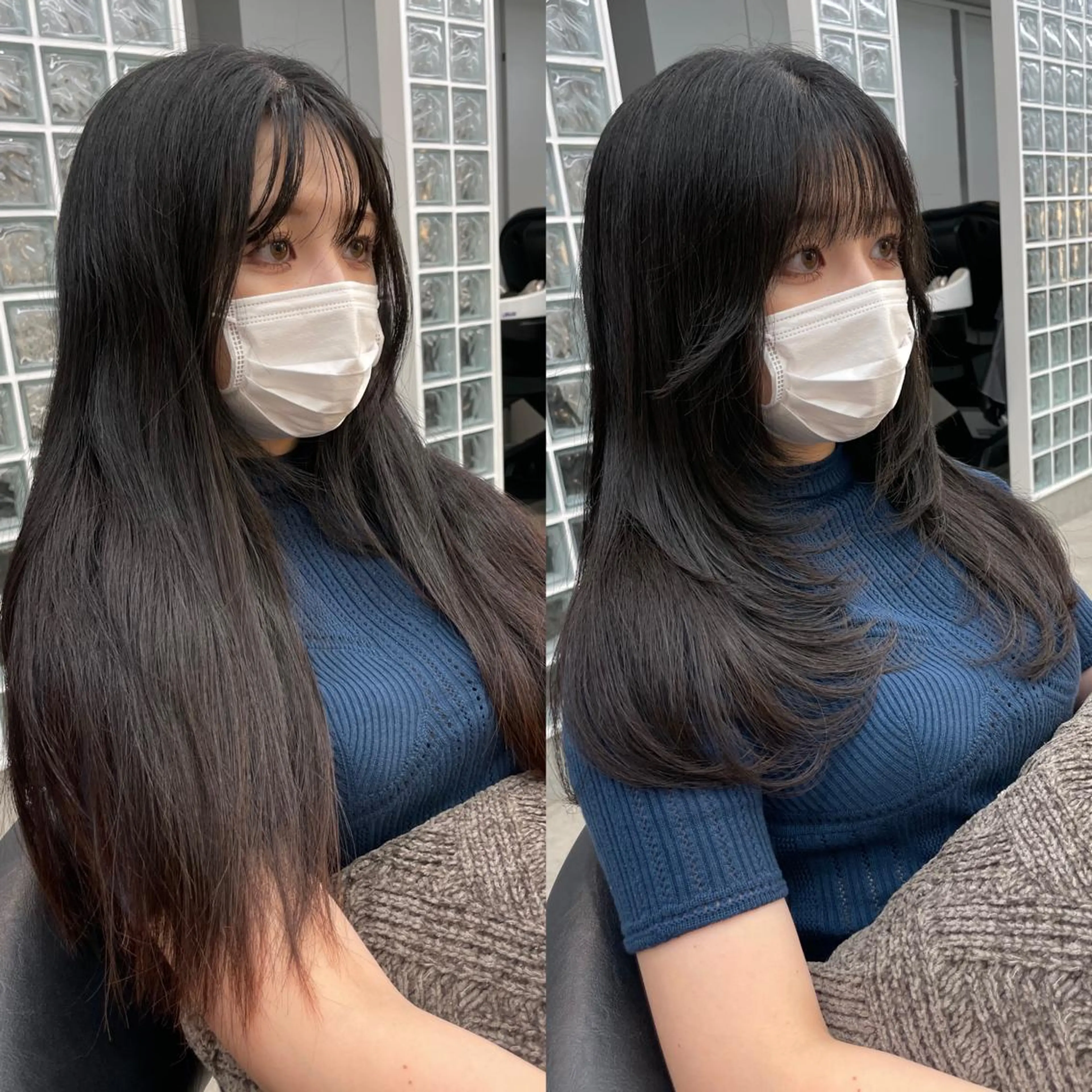 ロング Misaki /ボブ/縮毛矯正のヘアスタイル