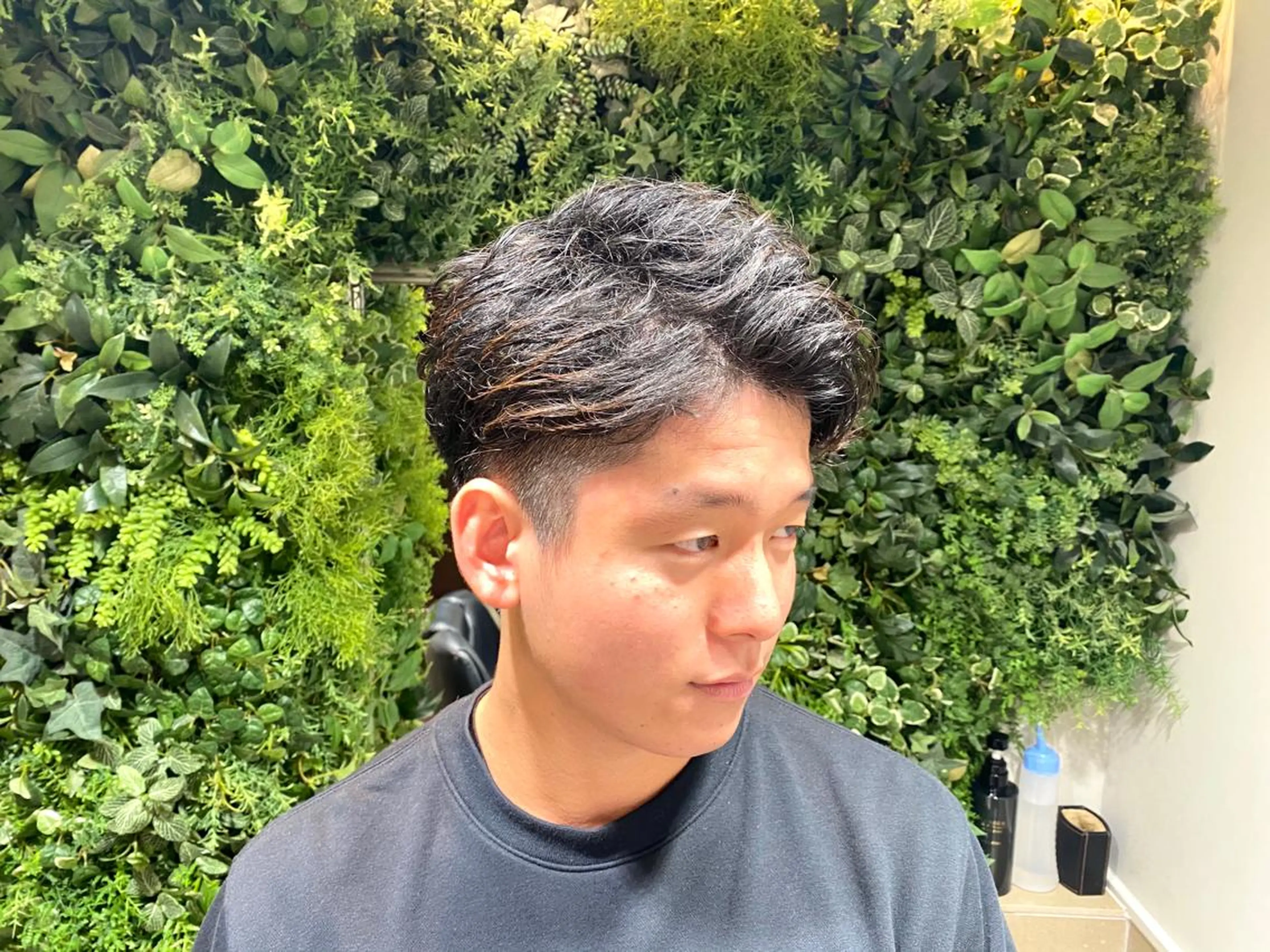 ミディアム メンズ HIRO GINZA 池袋東口店所属・林田 龍明のヘアスタイル