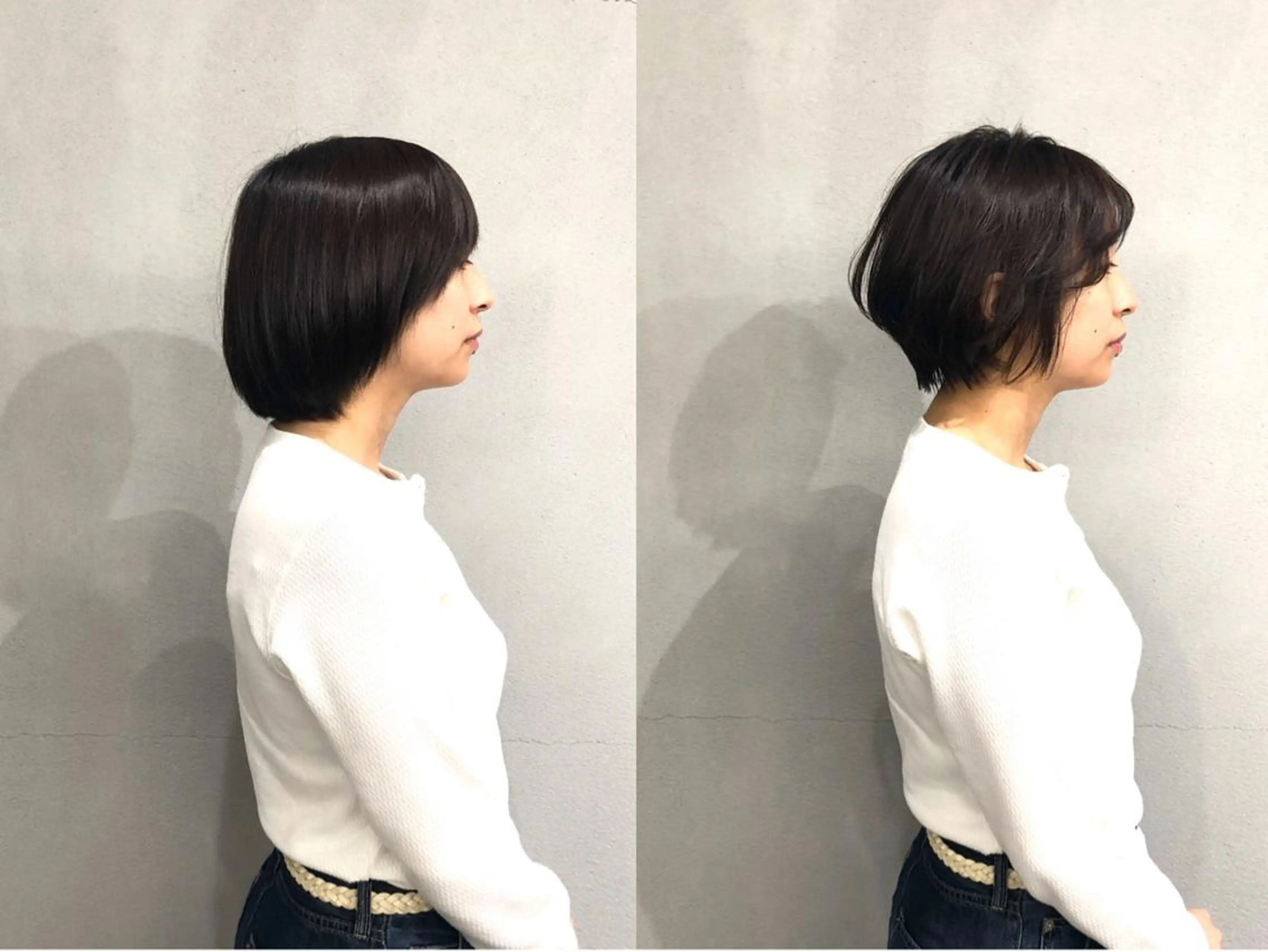 ショート ショートボブ ボブ くびれヘア ショートヘア カット ボブ/ショート/ 白髪染め/メンズ葛西のヘアスタイル