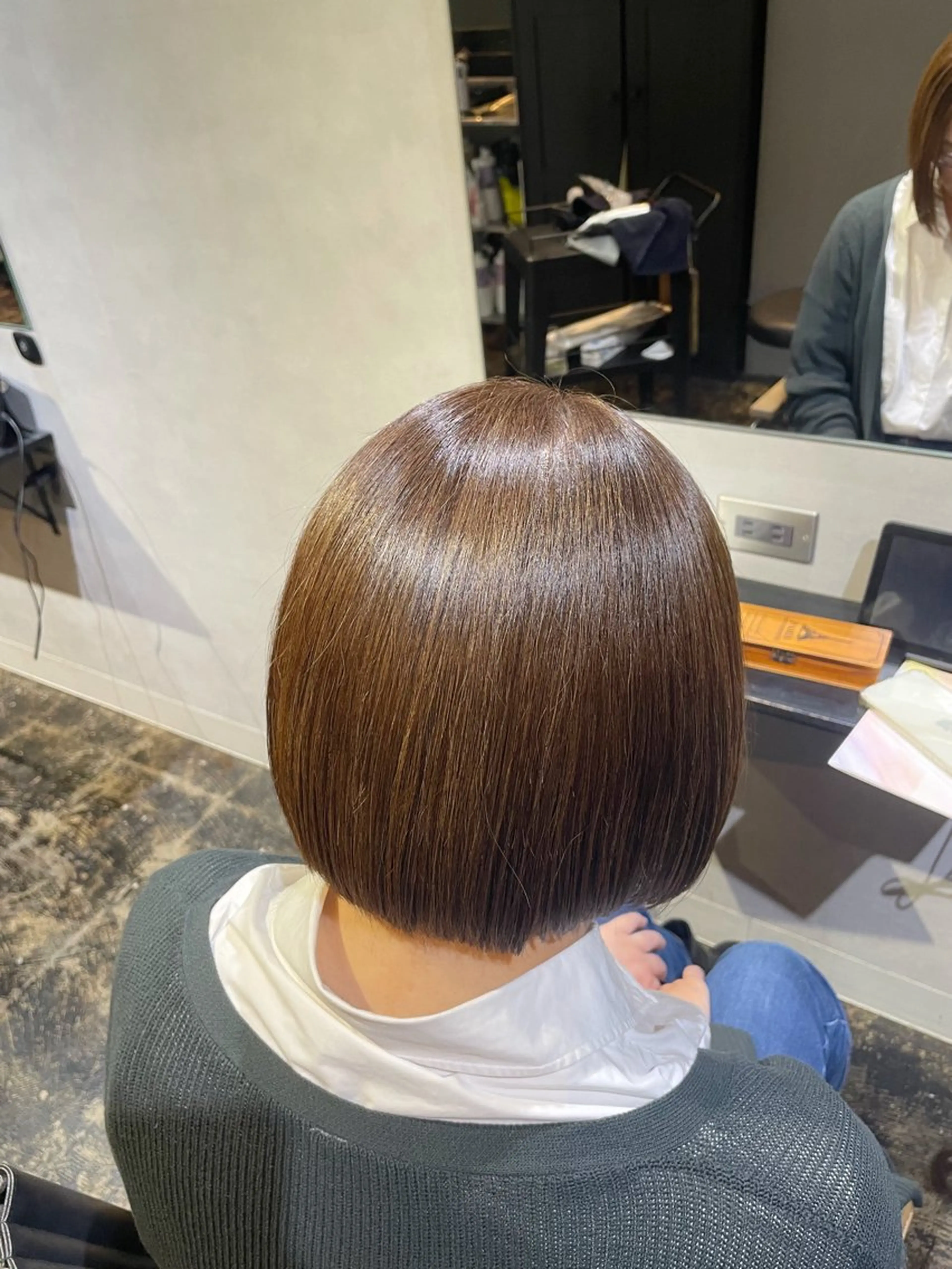 ショート ボブ 似合わせカット｡:* nanaka🌦️のヘアスタイル