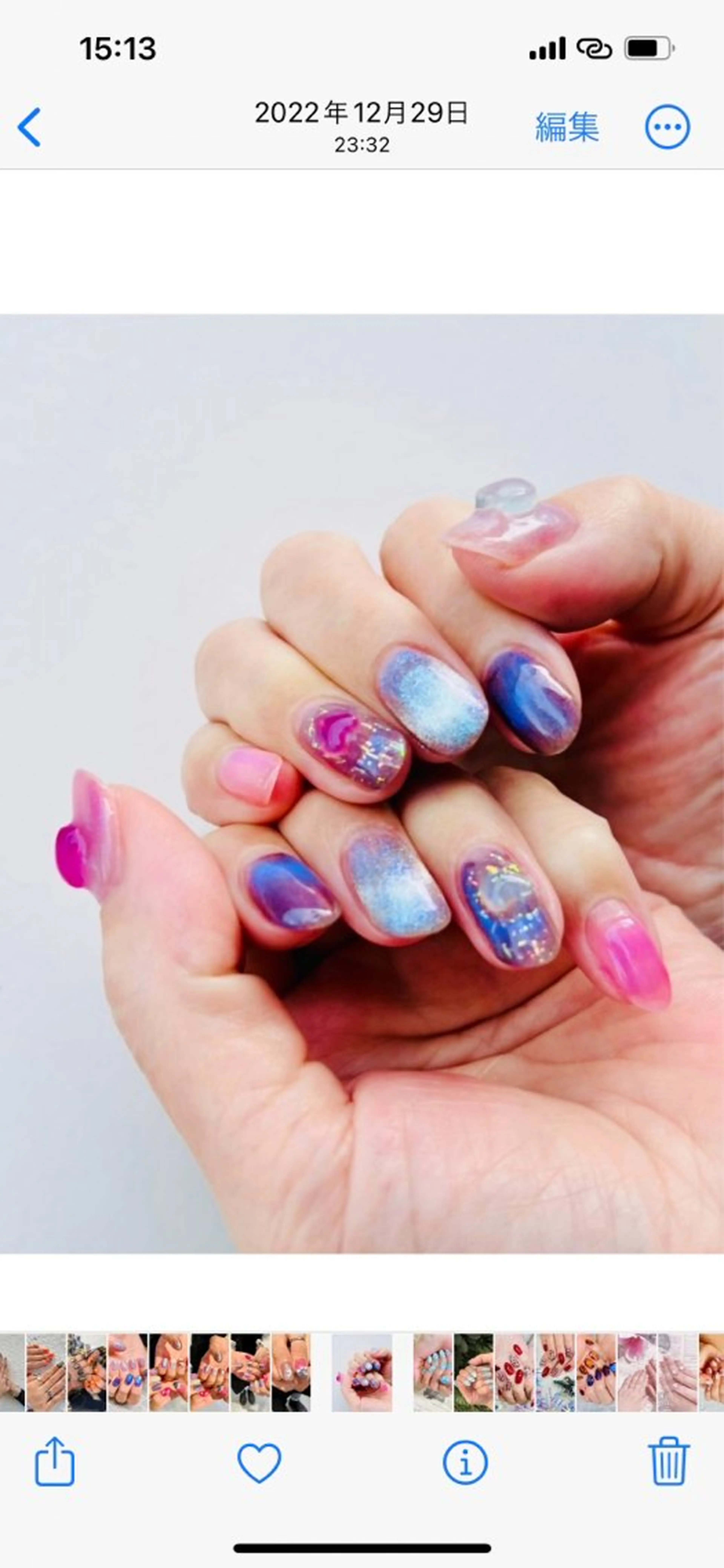 ネイル ハンドネイル 小宇宙所属・小宇宙 近鉄今里徒歩5分🧬のネイルデザイン