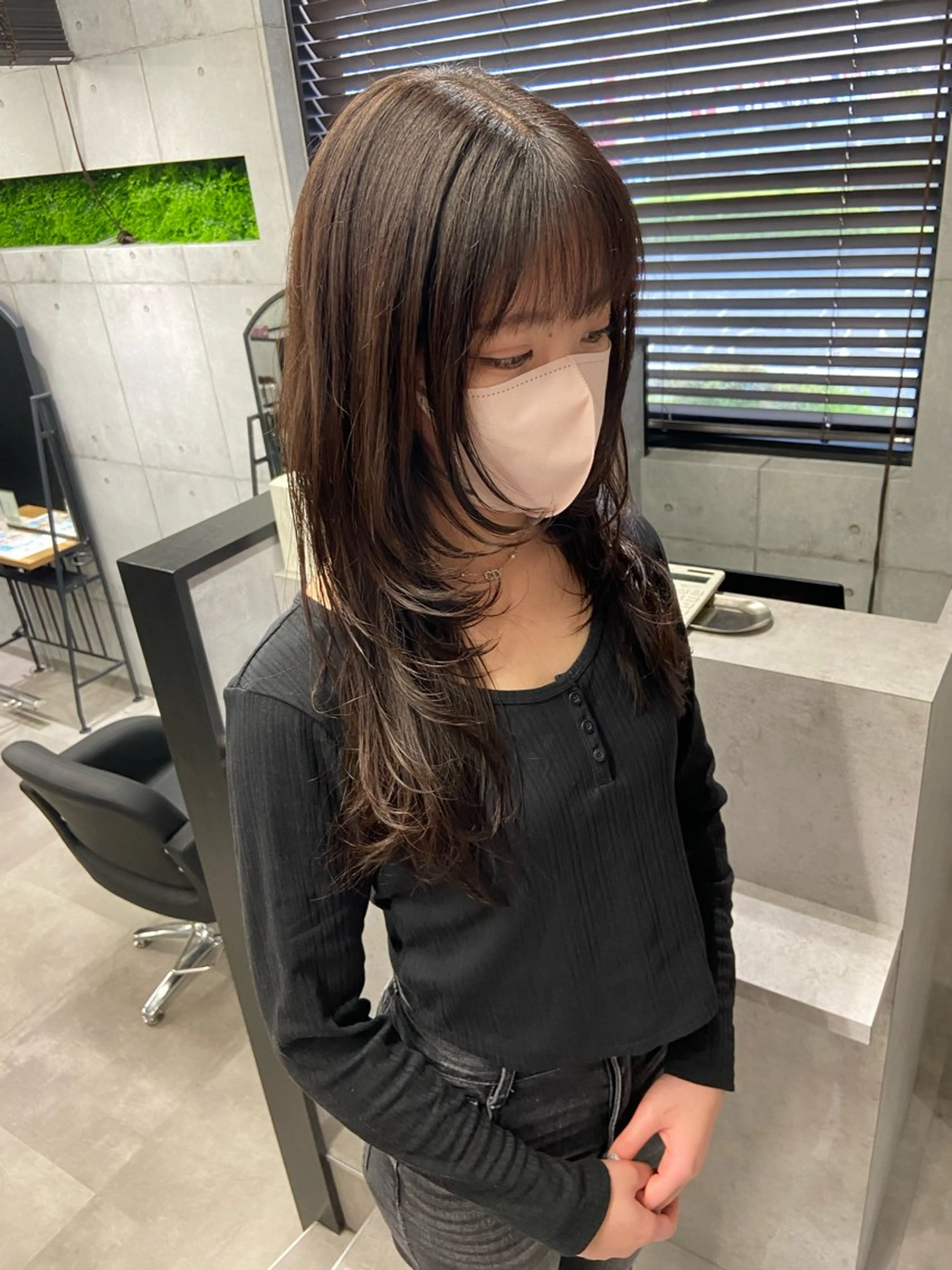 ロング カット ヘアカラー トリートメント amie   水戸所属・レイヤー💧艶髪 💧Syotaのヘアスタイル