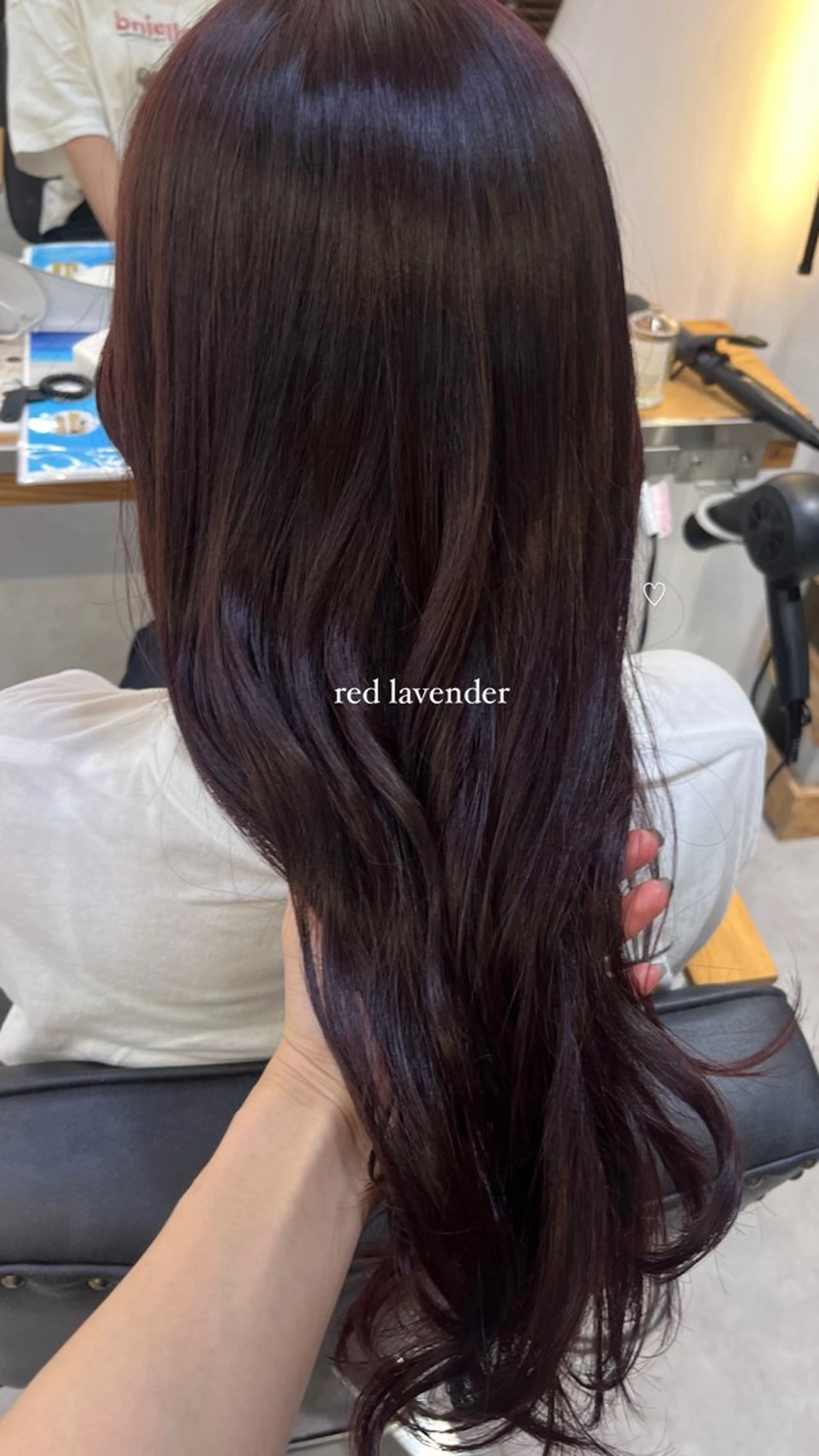 ロング カット ヘアカラー トリートメント ブリーチなしカラー /ベージュカラーのヘアスタイル