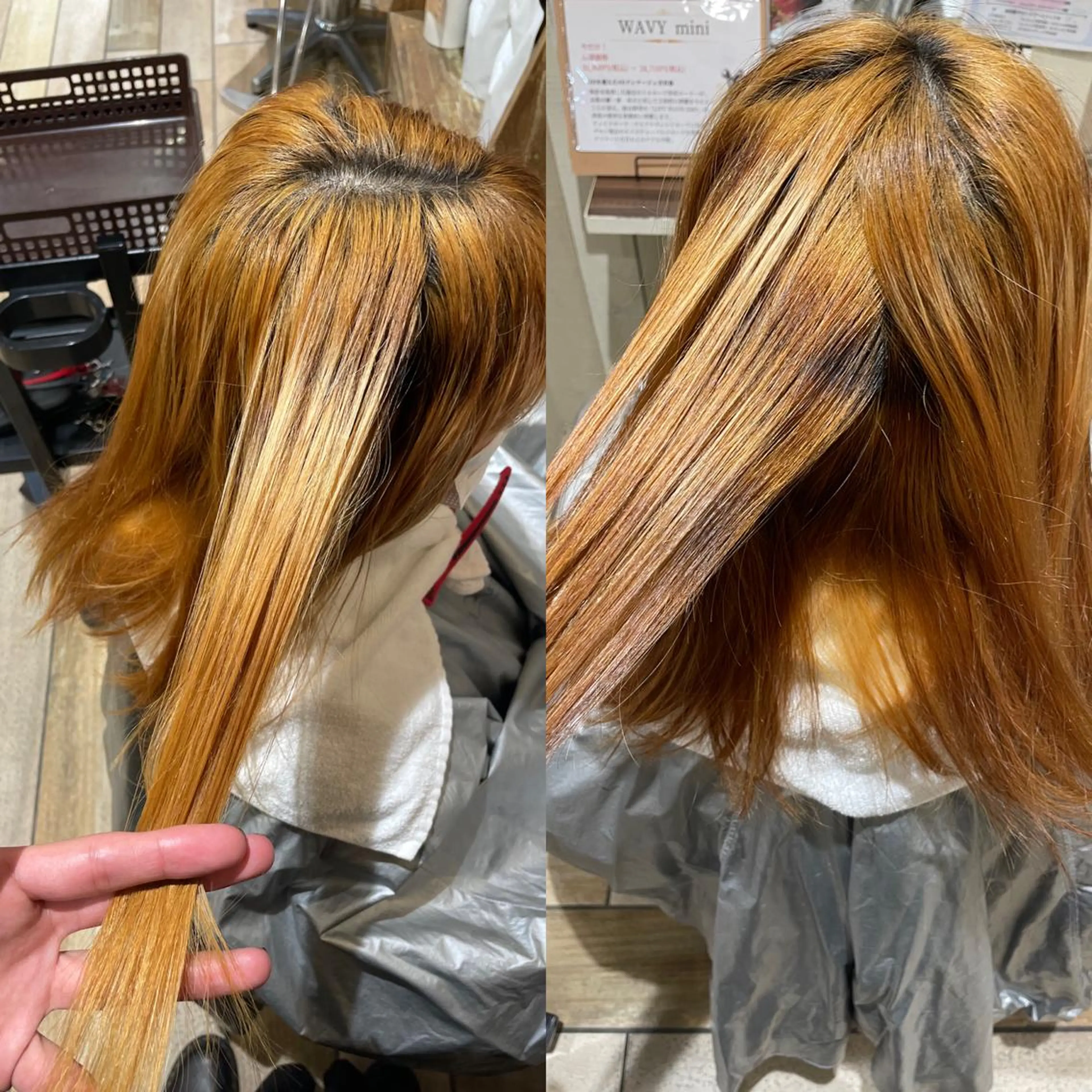 セミロング カラー ヘアカラー ヘアセット 💎yuto💎 ハイトーン/韓国ヘアのヘアスタイル