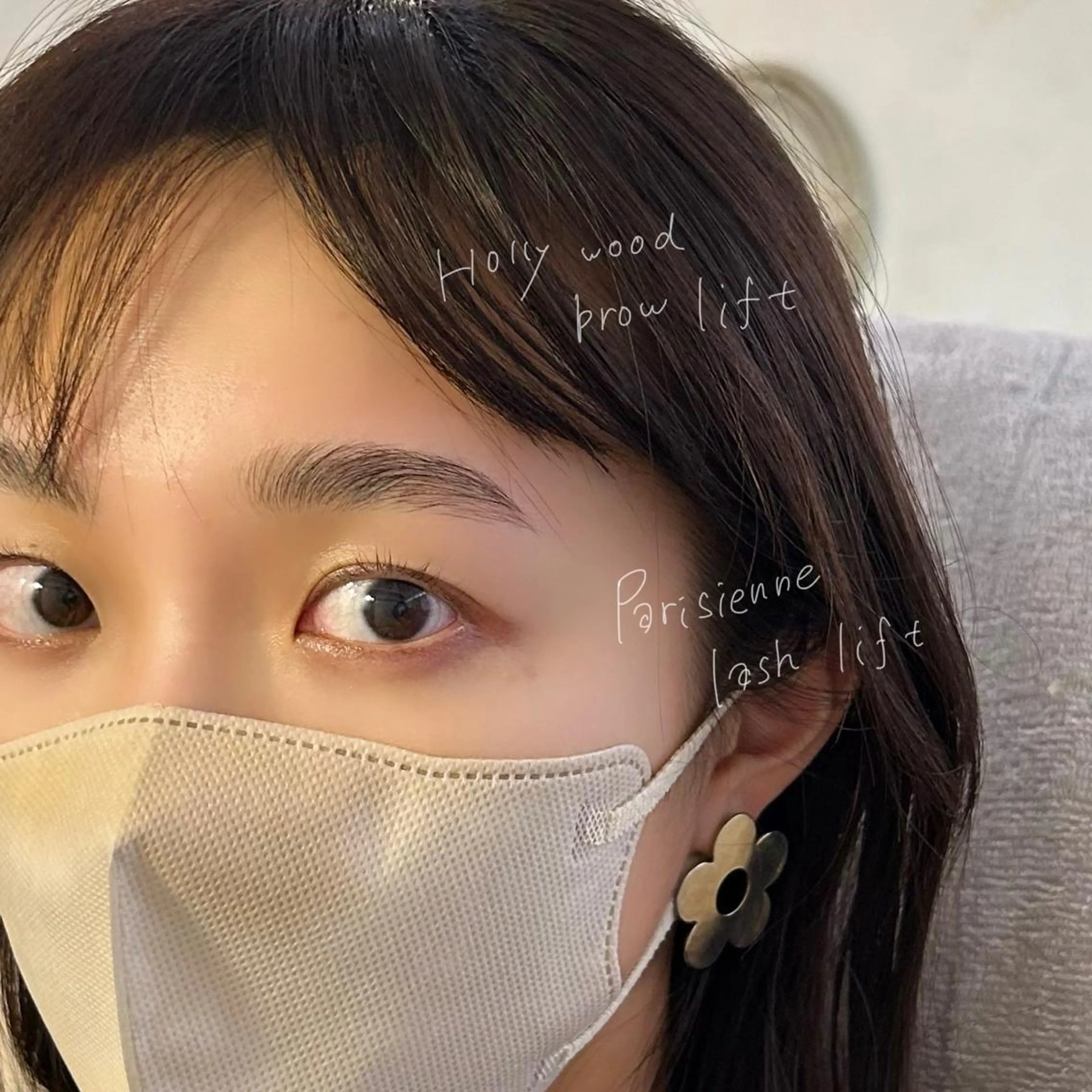 マツエク・マツパ アイブロウ ハリウッドブロウリフト パリジェンヌラッシュリフト GO TODAY SHAiRE SALON Vellmie店所属・吉祥寺kasumi 🌛eye/browのマツエク・マツパデザイン