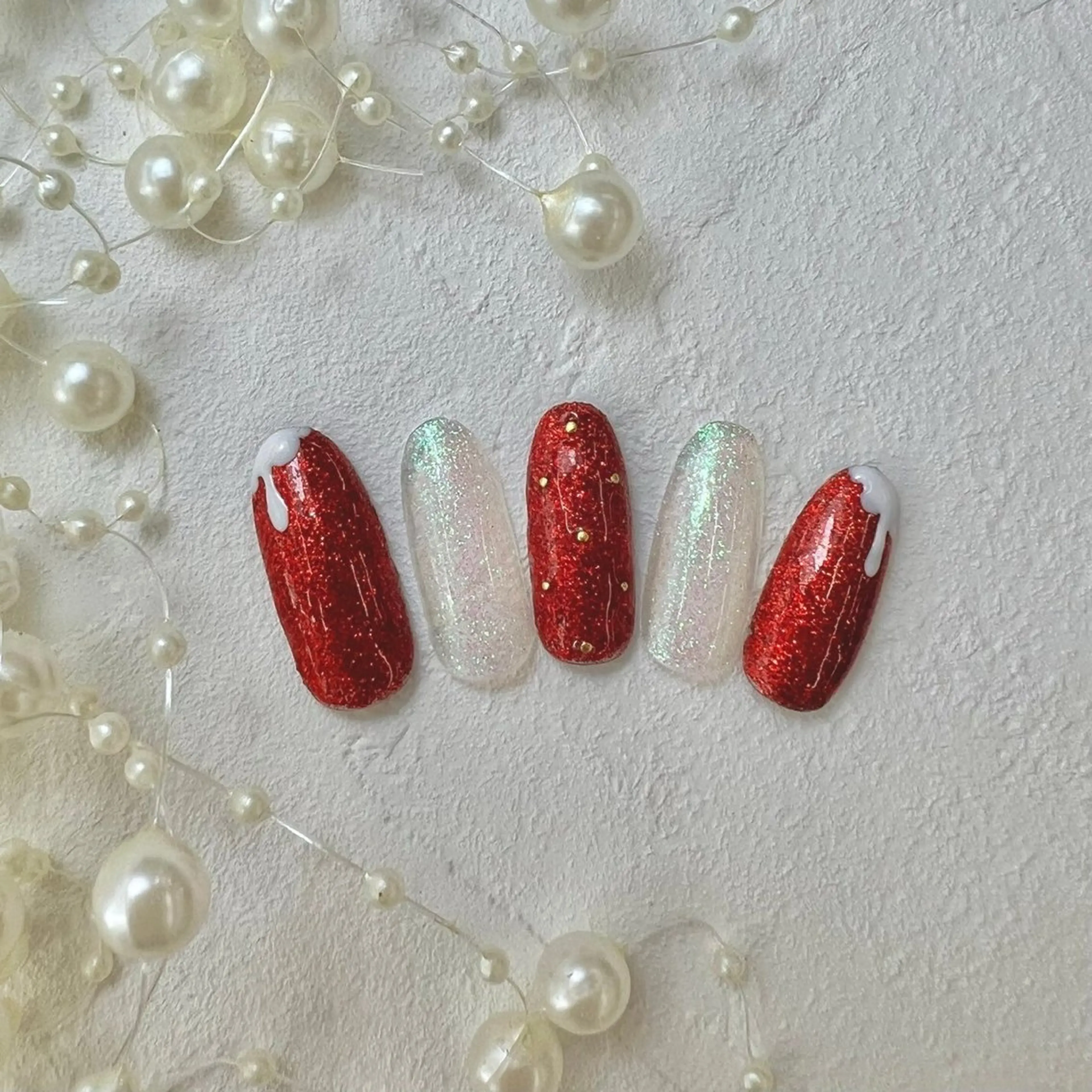 ネイル ⭐︎休業中の練習⭐︎ JNA認定講師髙橋のネイルデザイン