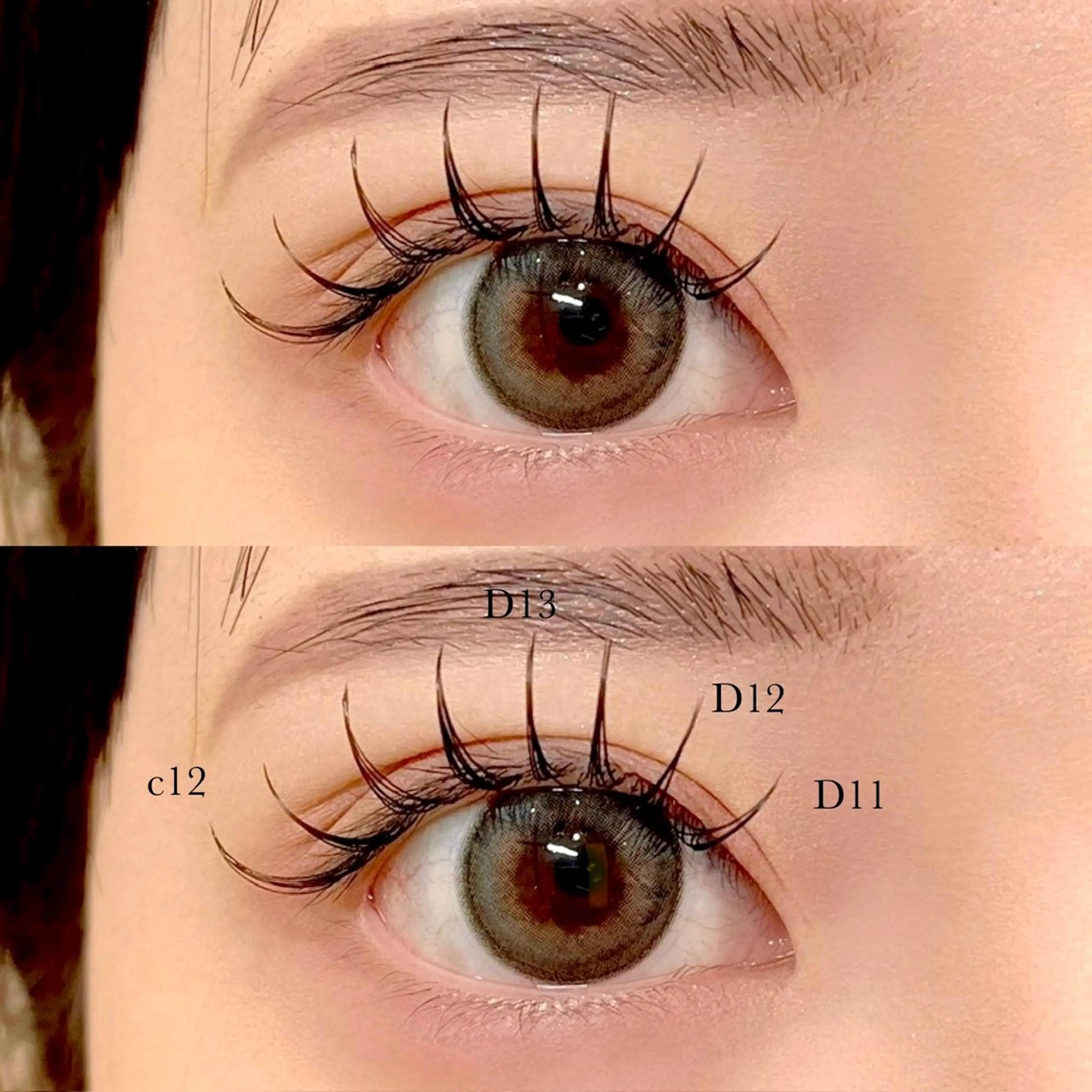 マツエク・マツパ フラットラッシュ ナチュラル 長尾 桃果 🫧 eyelistのマツエク・マツパデザイン