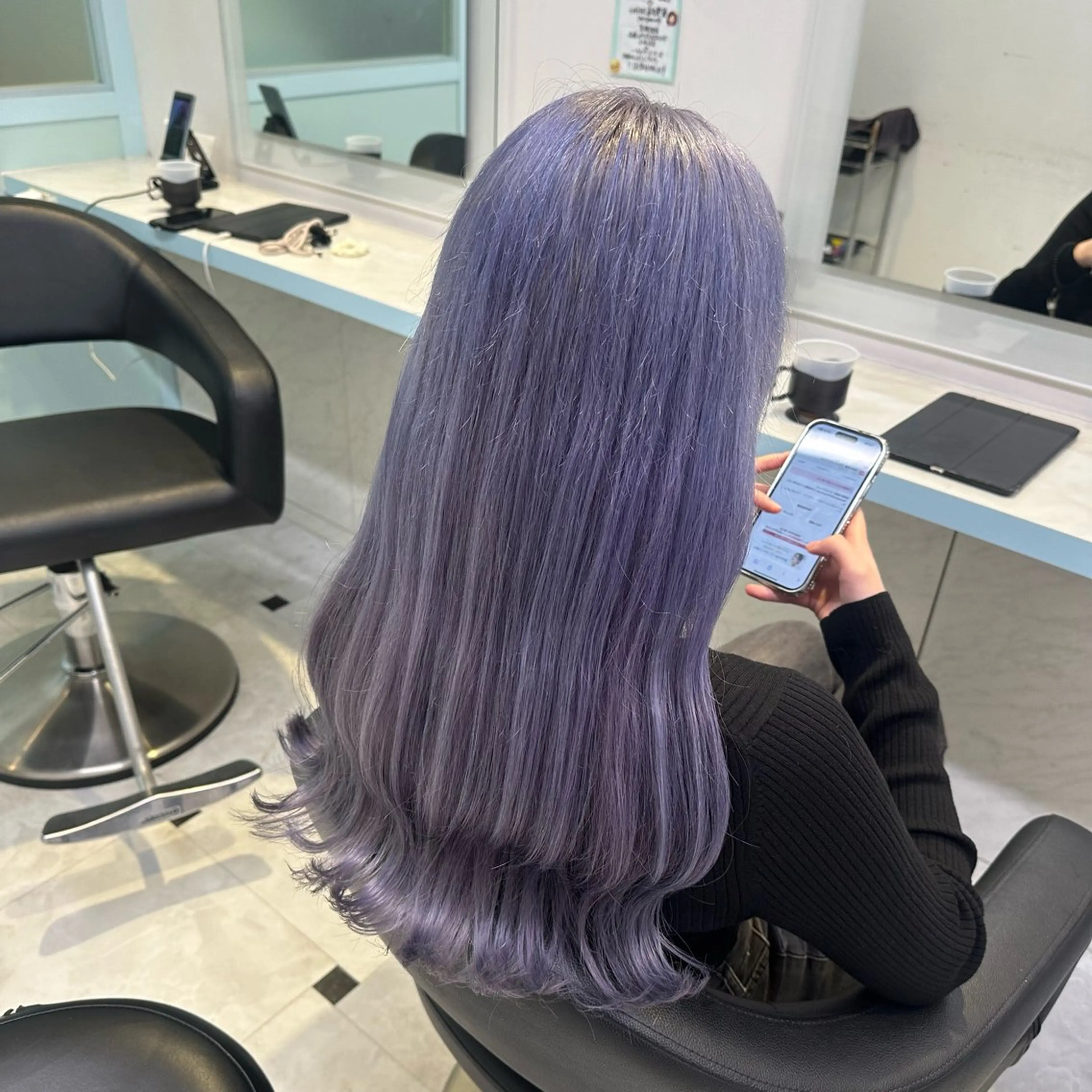 ロング カラー ヘアカラー トリートメント ヘッドスパ ヘアセット 暖色🩷透明感カラー ♡Maika♡のヘアスタイル