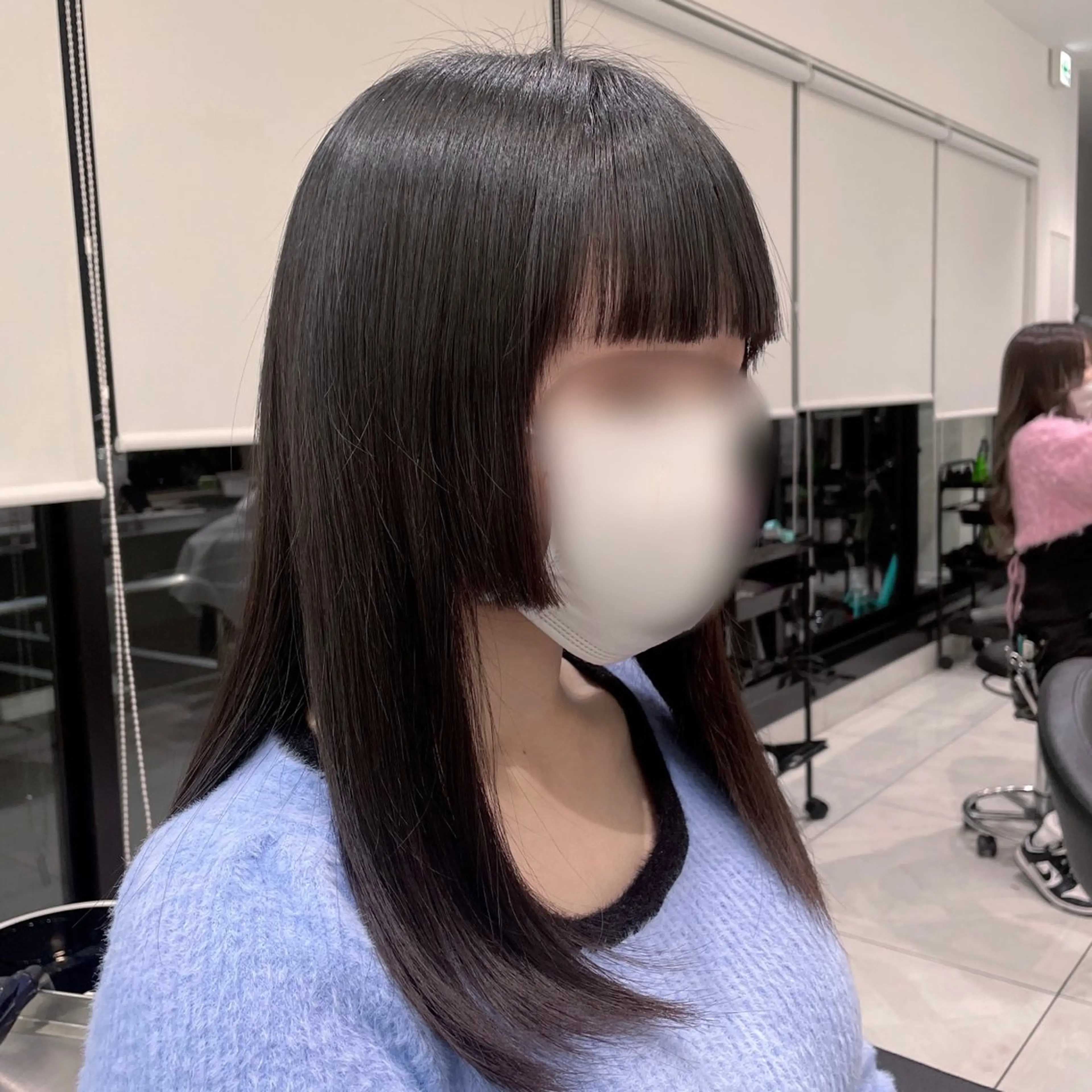 セミロング パーマ ヘアアレンジ キッズ パク・ボミン小野リエ 韓国ハーフ🦊のヘアスタイル