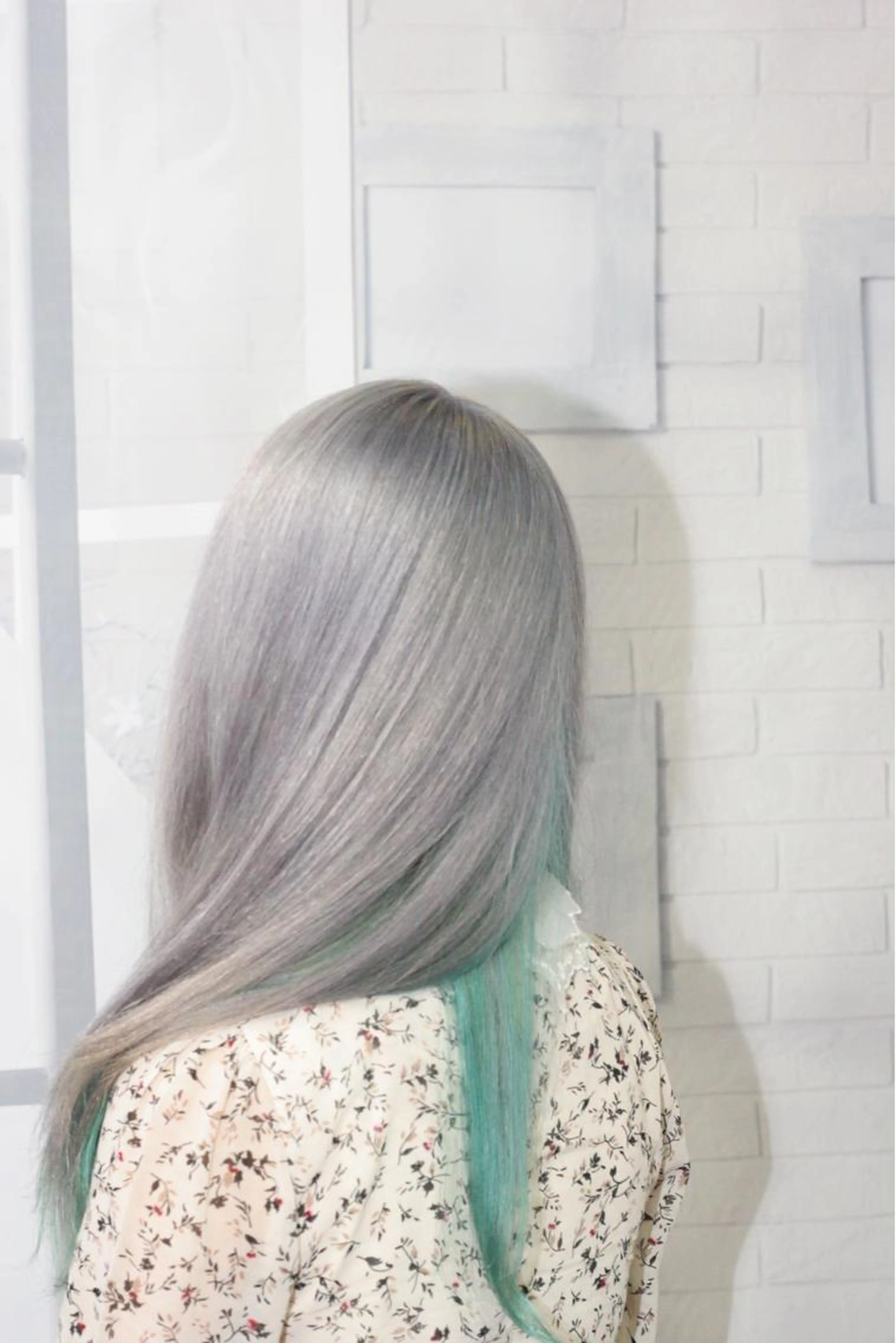 カット+カラー+ブリーチ+トリートメント( ¯•ω•¯ )ダメージが大きい施術なので計画的な色をチョイスするのがポイントの写真