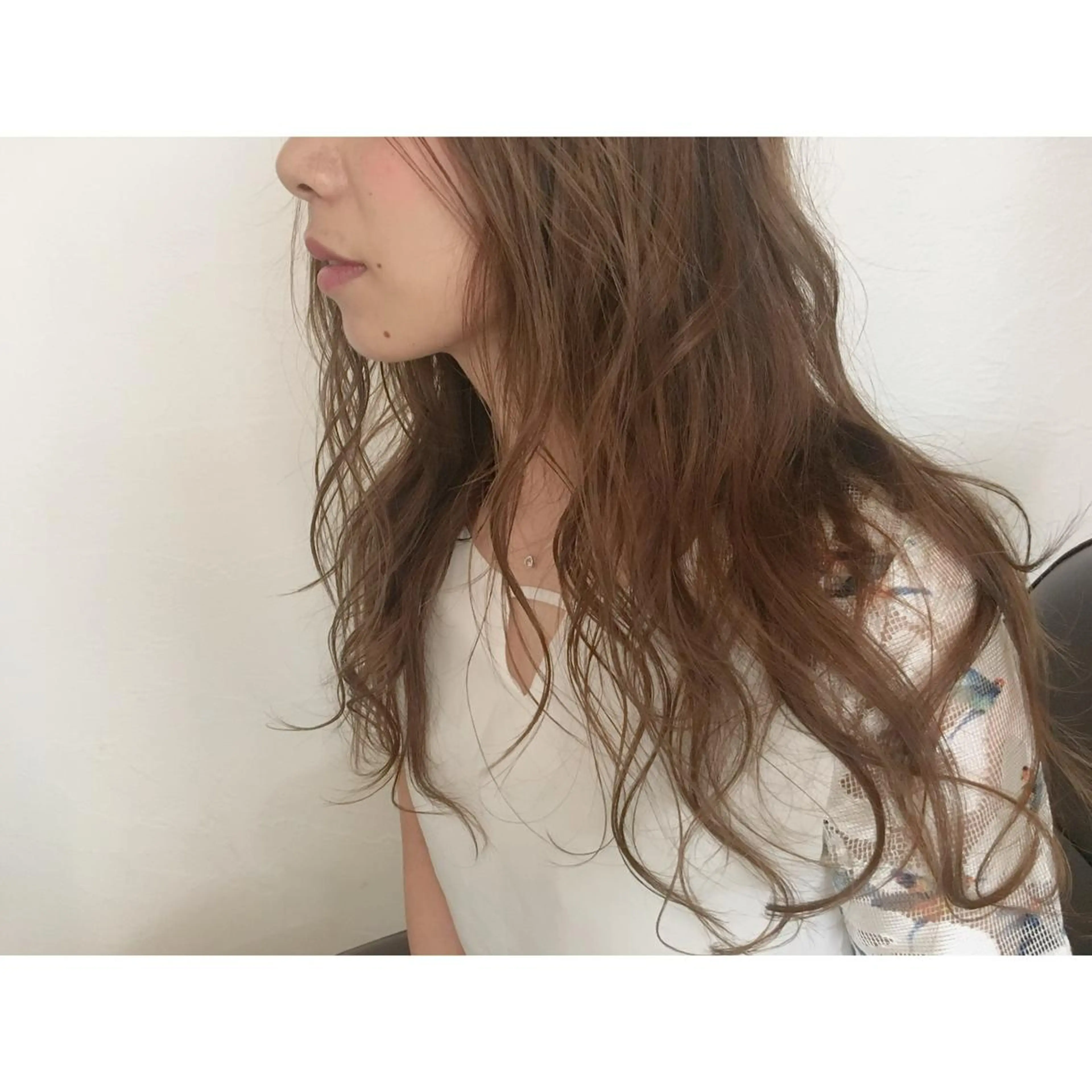 ロング カラー カット ヘアカラー fio マナミのヘアスタイル