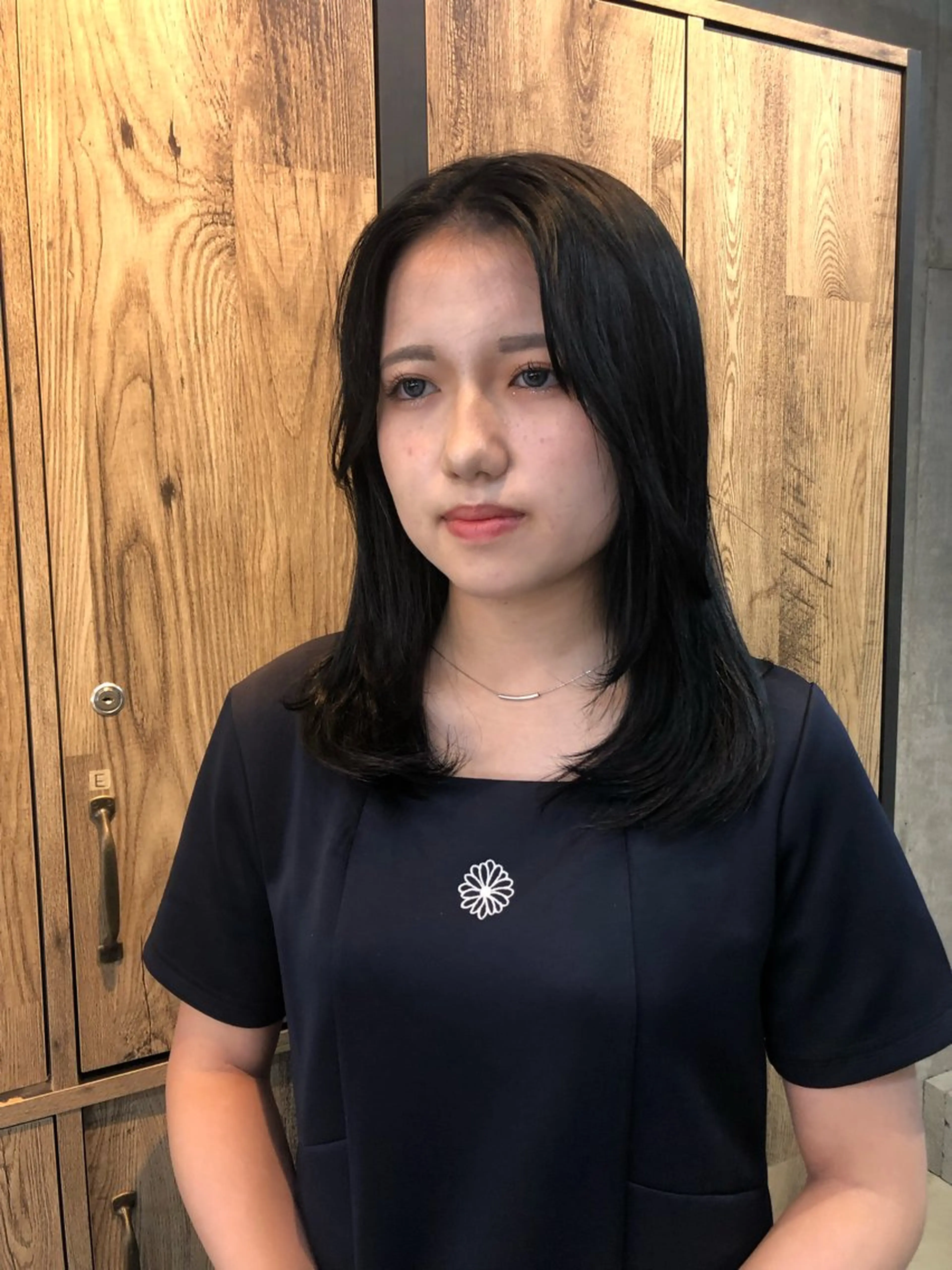 ミディアム カラー haruka 遥歌のヘアスタイル