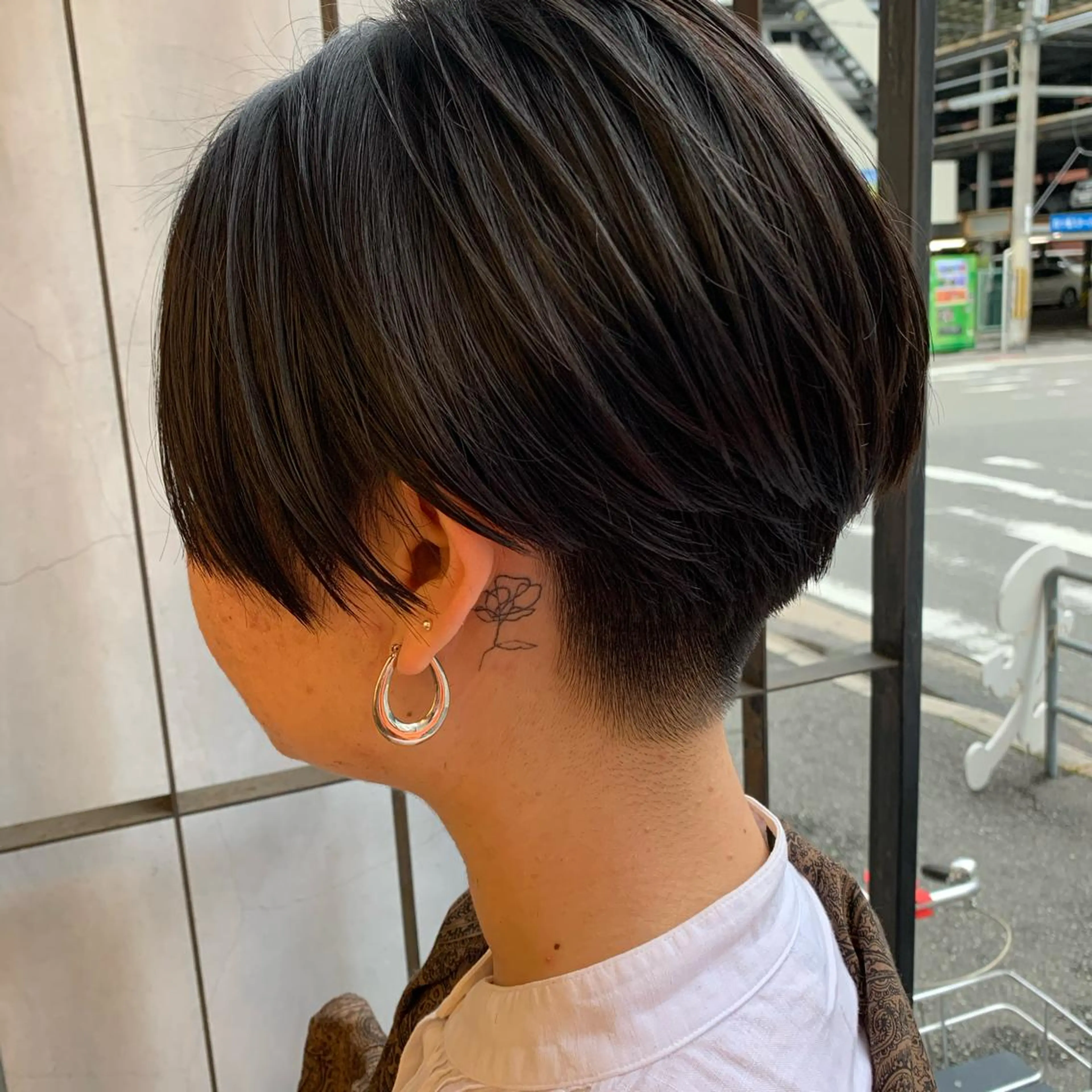 ショート カット ヘアカラー トリートメント 艶髪color💎髪 質改善ストレート大吉のヘアスタイル