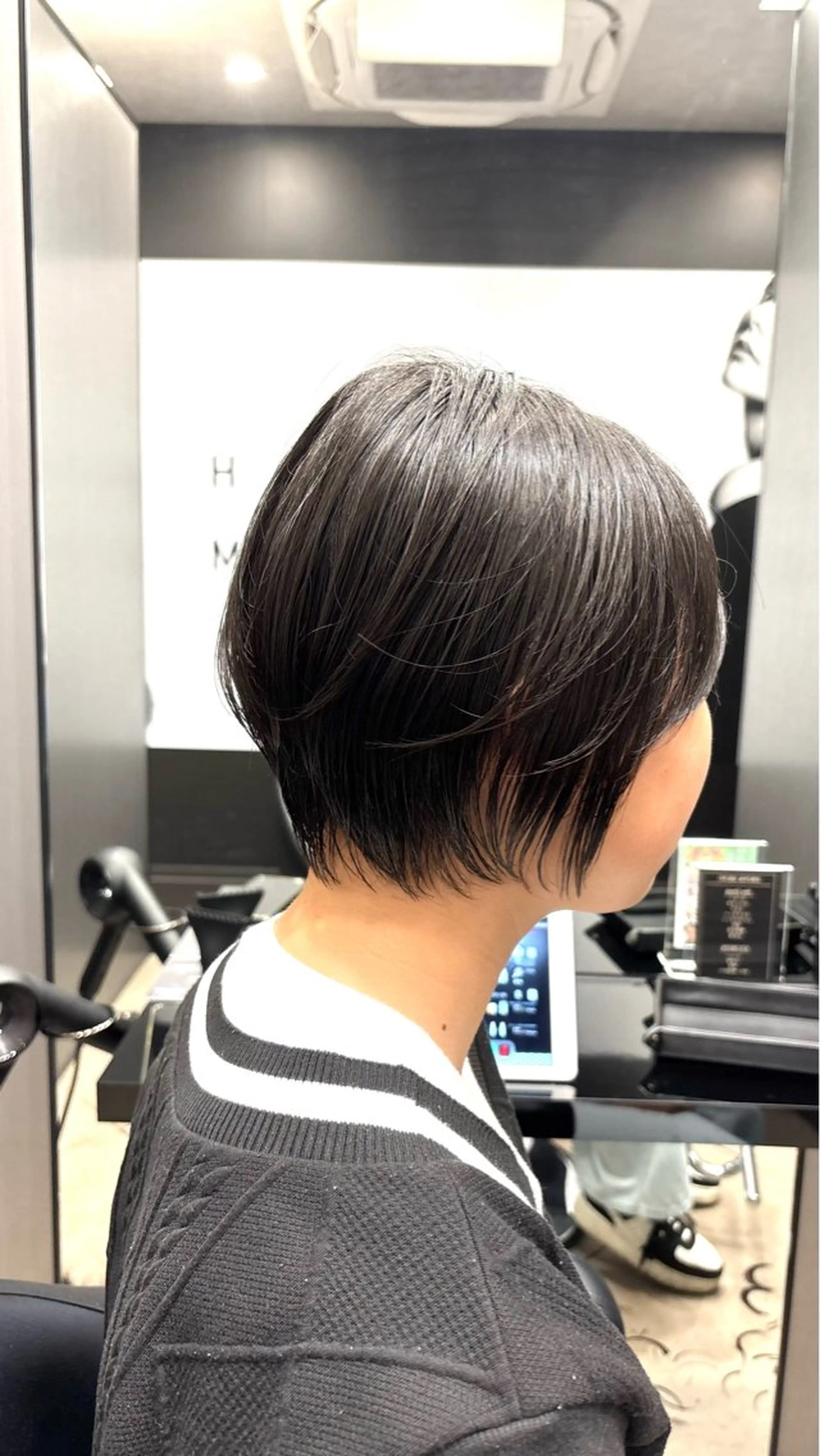 ショート ショートボブ ボブ ショートヘア カット HARUKI  MINATO Japan広島紙屋町店所属・hmj紙屋町店 脊戸智志のヘアスタイル